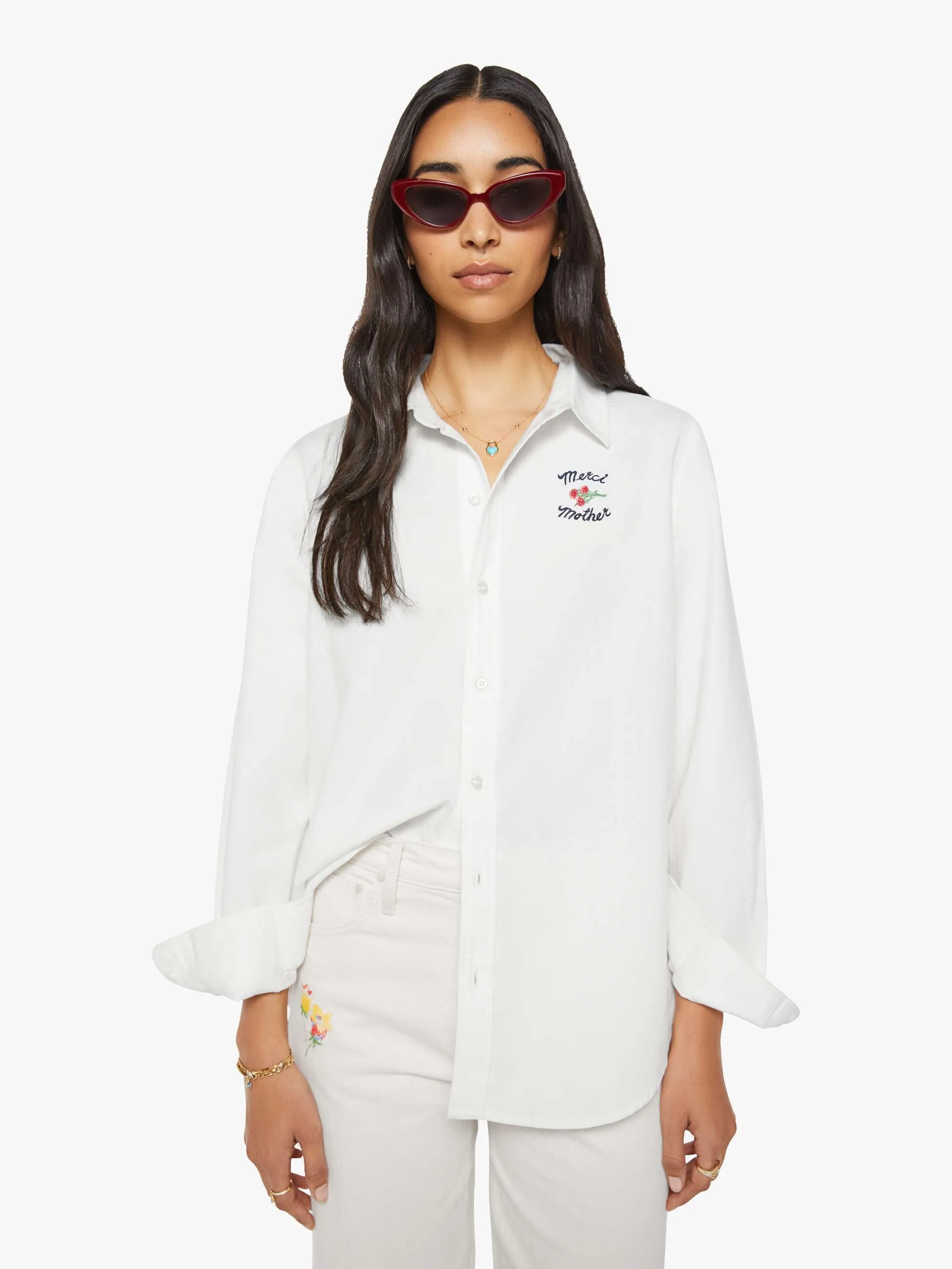 Merci x MOTHER The Bestie - Office Hours sold by MOTHER