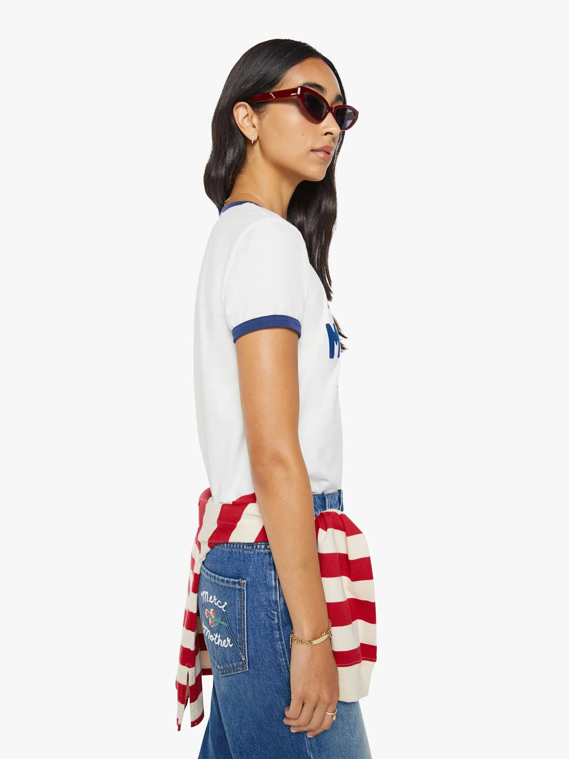 Merci x MOTHER The Lil' Goodie Ringer - Champions sold by MOTHER product image thumbnail 3