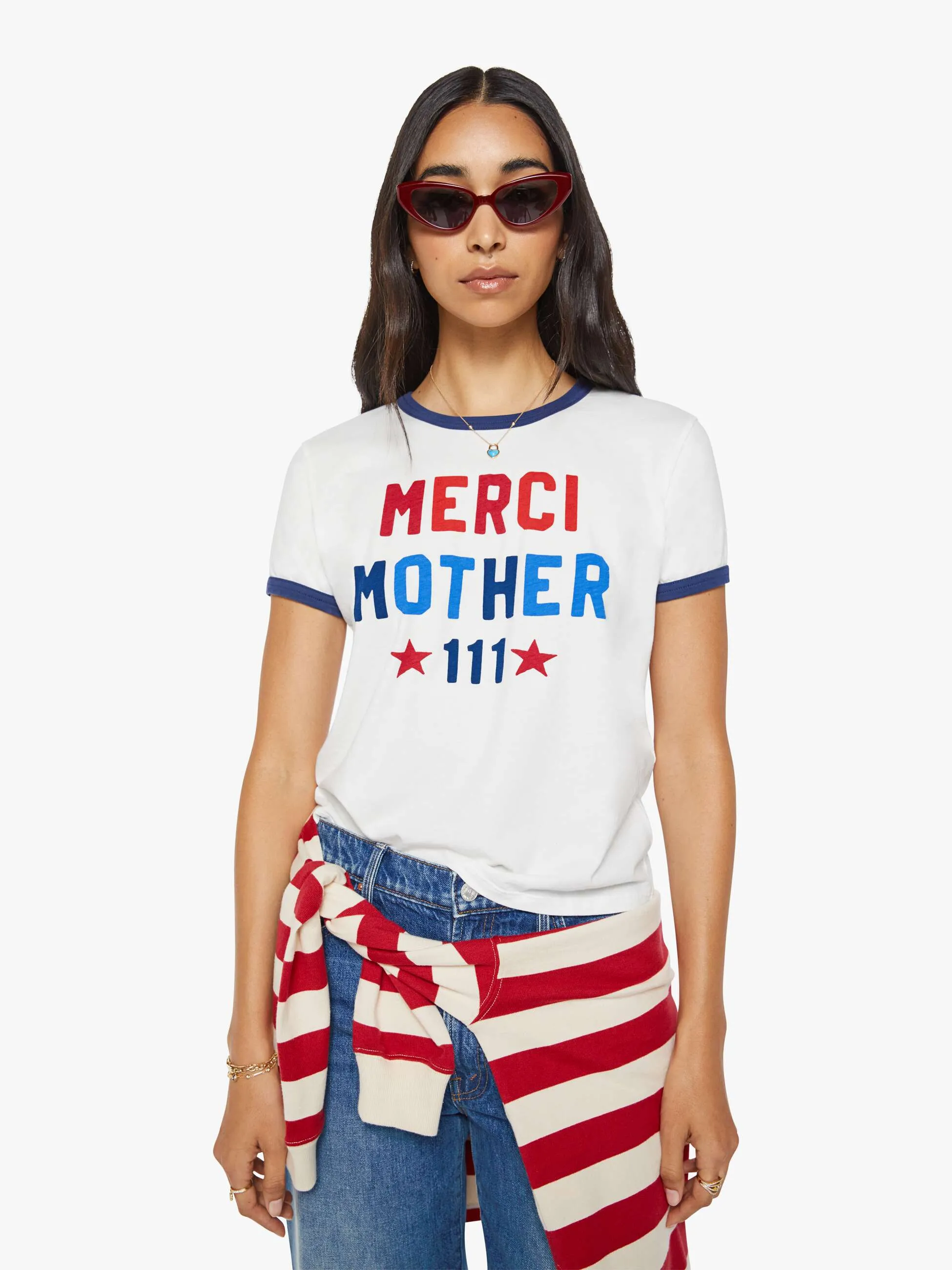 Merci x MOTHER The Lil' Goodie Ringer - Champions sold by MOTHER product image thumbnail 2