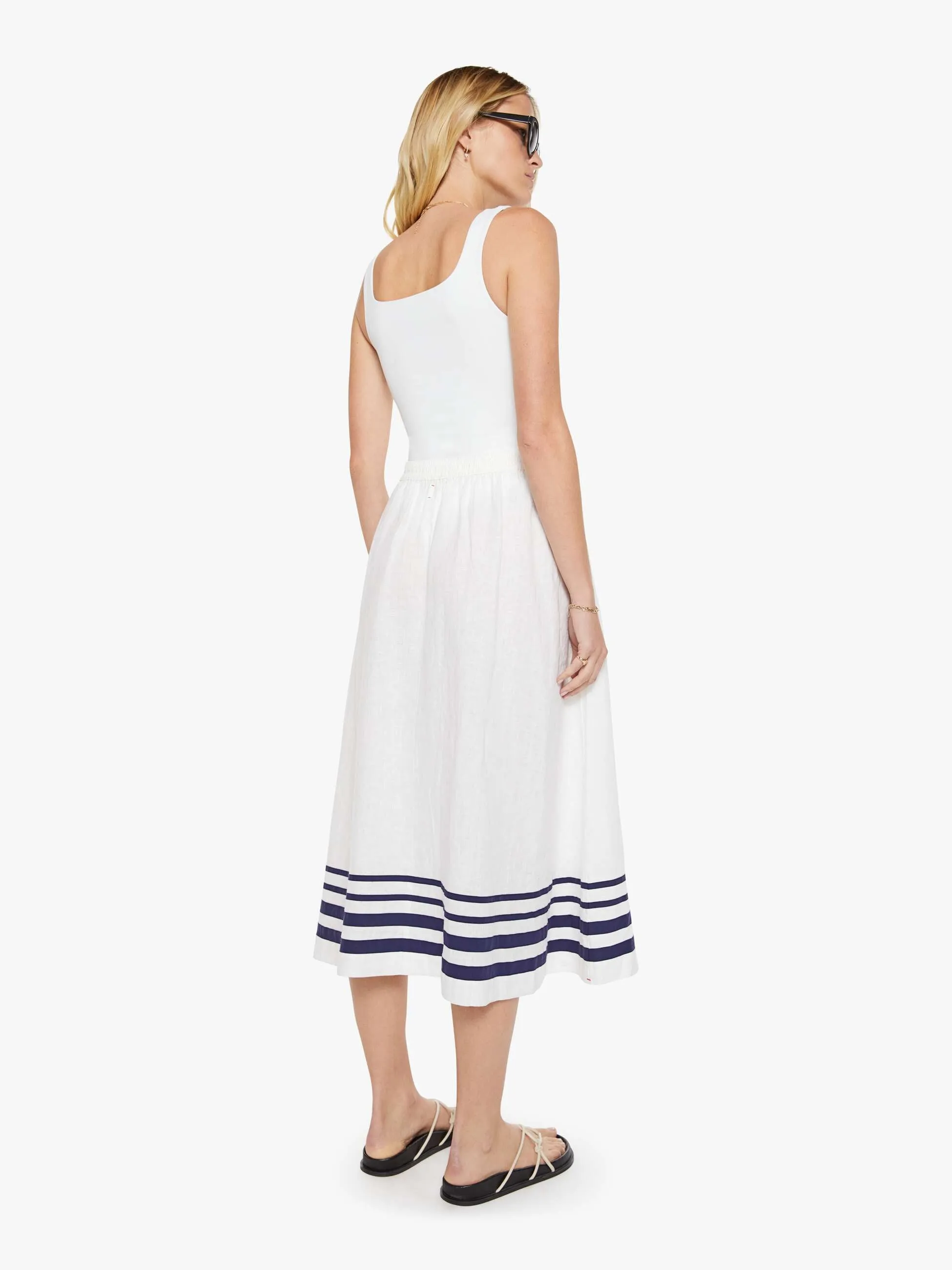 XiRENA Lucille Skirt - White sold by MOTHER product image thumbnail 4