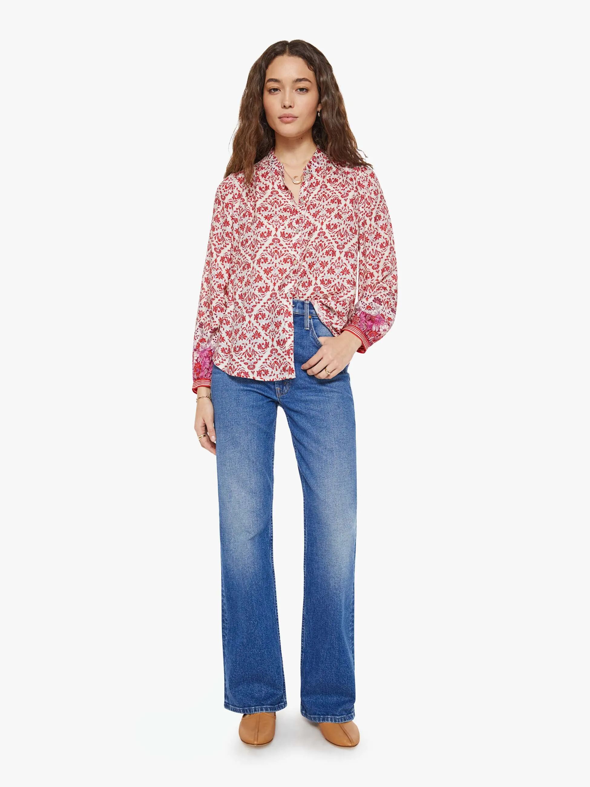 XiRENA Faye Shirt - Crushberry sold by MOTHER product image thumbnail 5