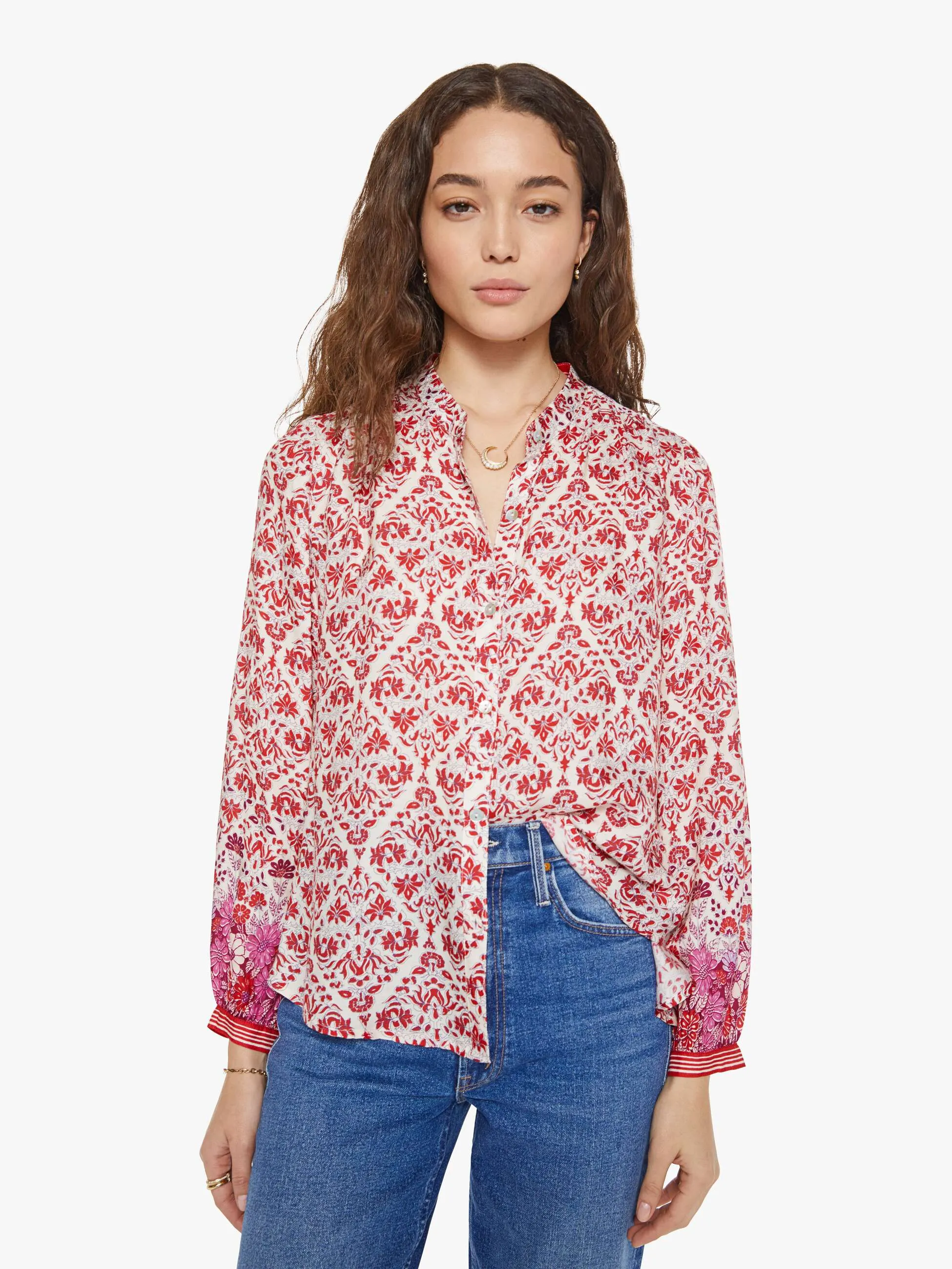 XiRENA Faye Shirt - Crushberry sold by MOTHER product image thumbnail 2