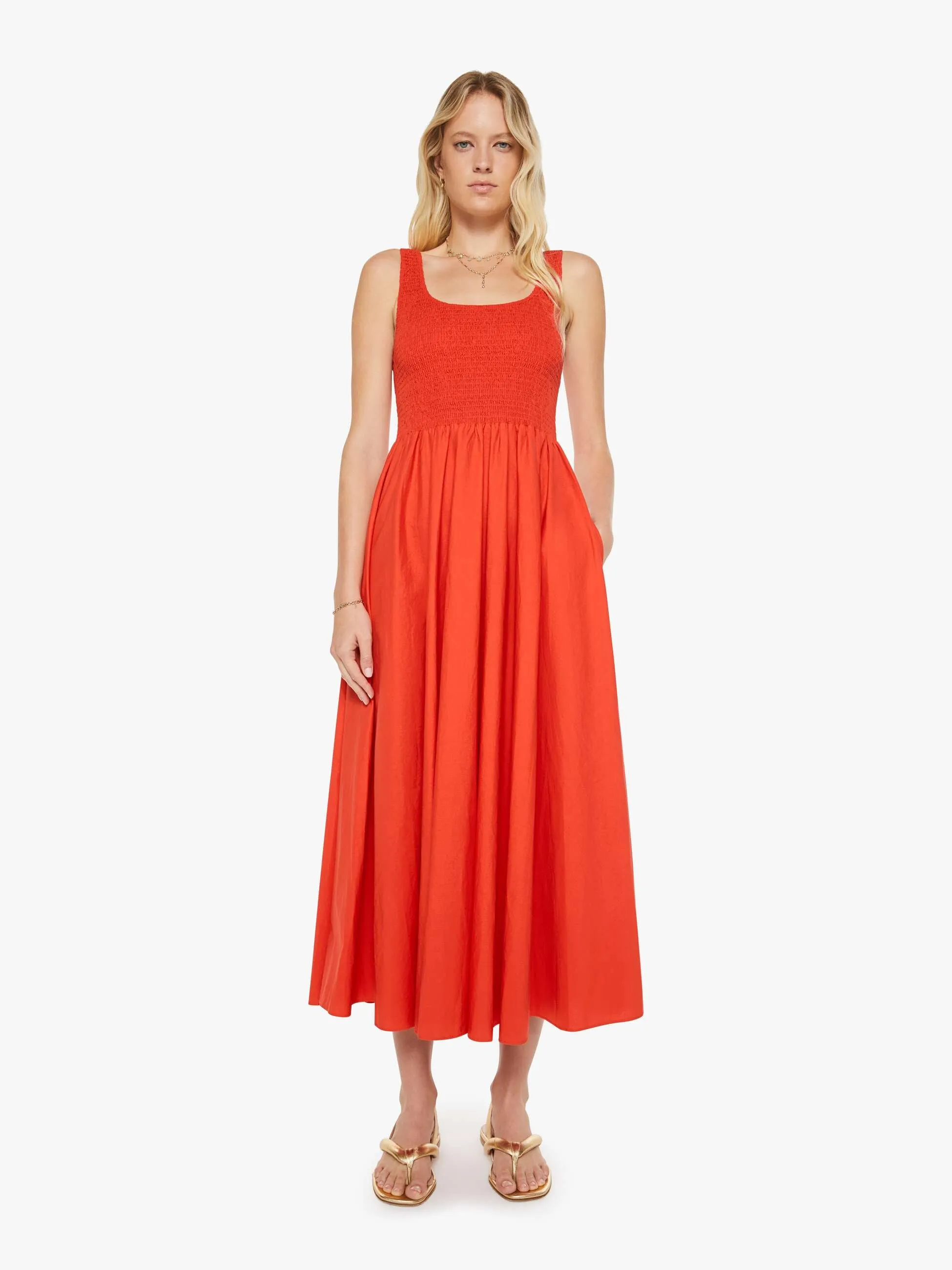 XiRENA Florence Dress - Red Flash sold by MOTHER product image thumbnail 2