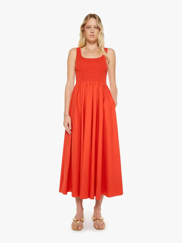 XiRENA Florence Dress - Red Flash sold by MOTHER