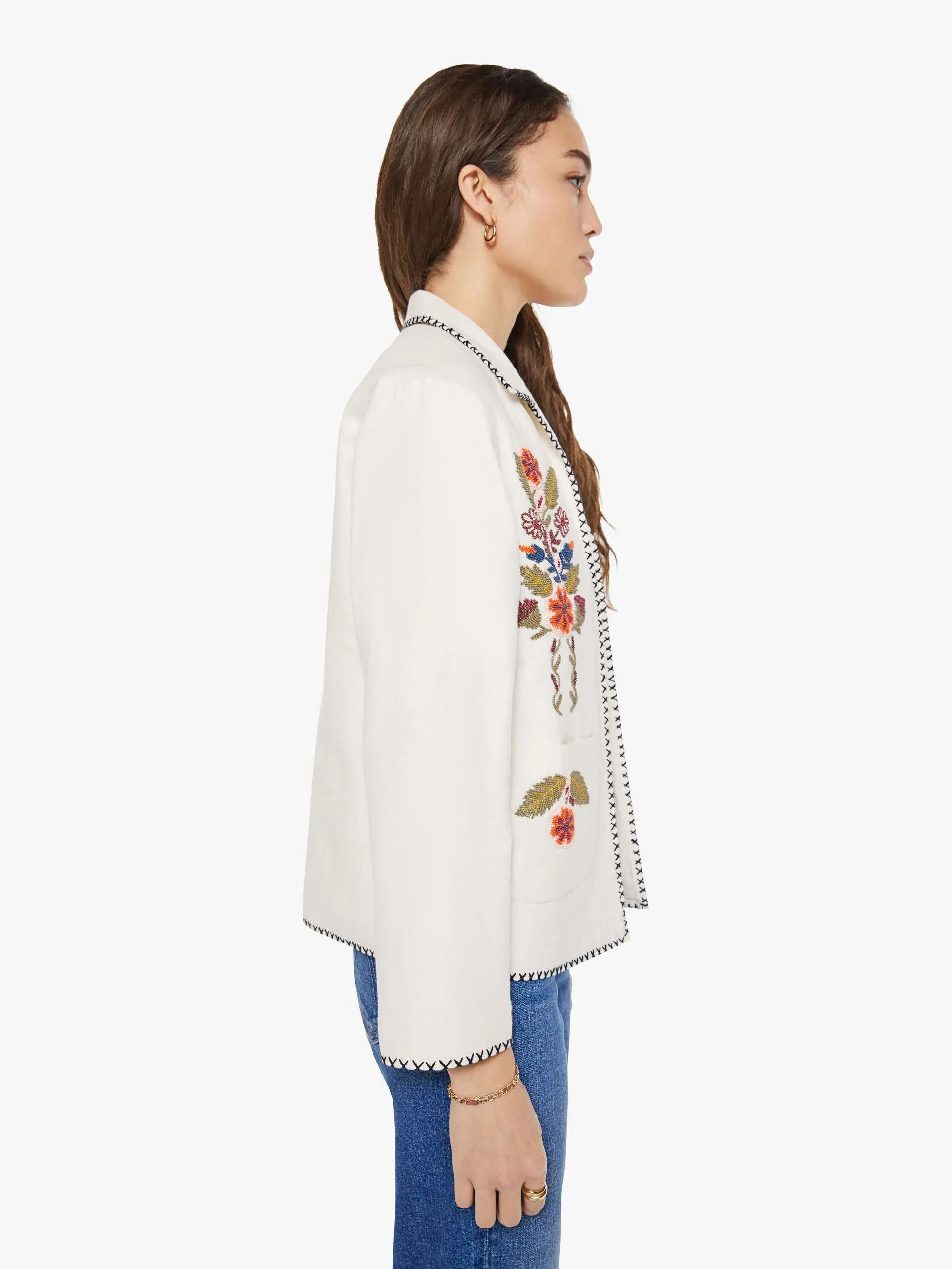 Alix of Bohemia Francis Jacket - Heirloom Flora sold by MOTHER product image thumbnail 3