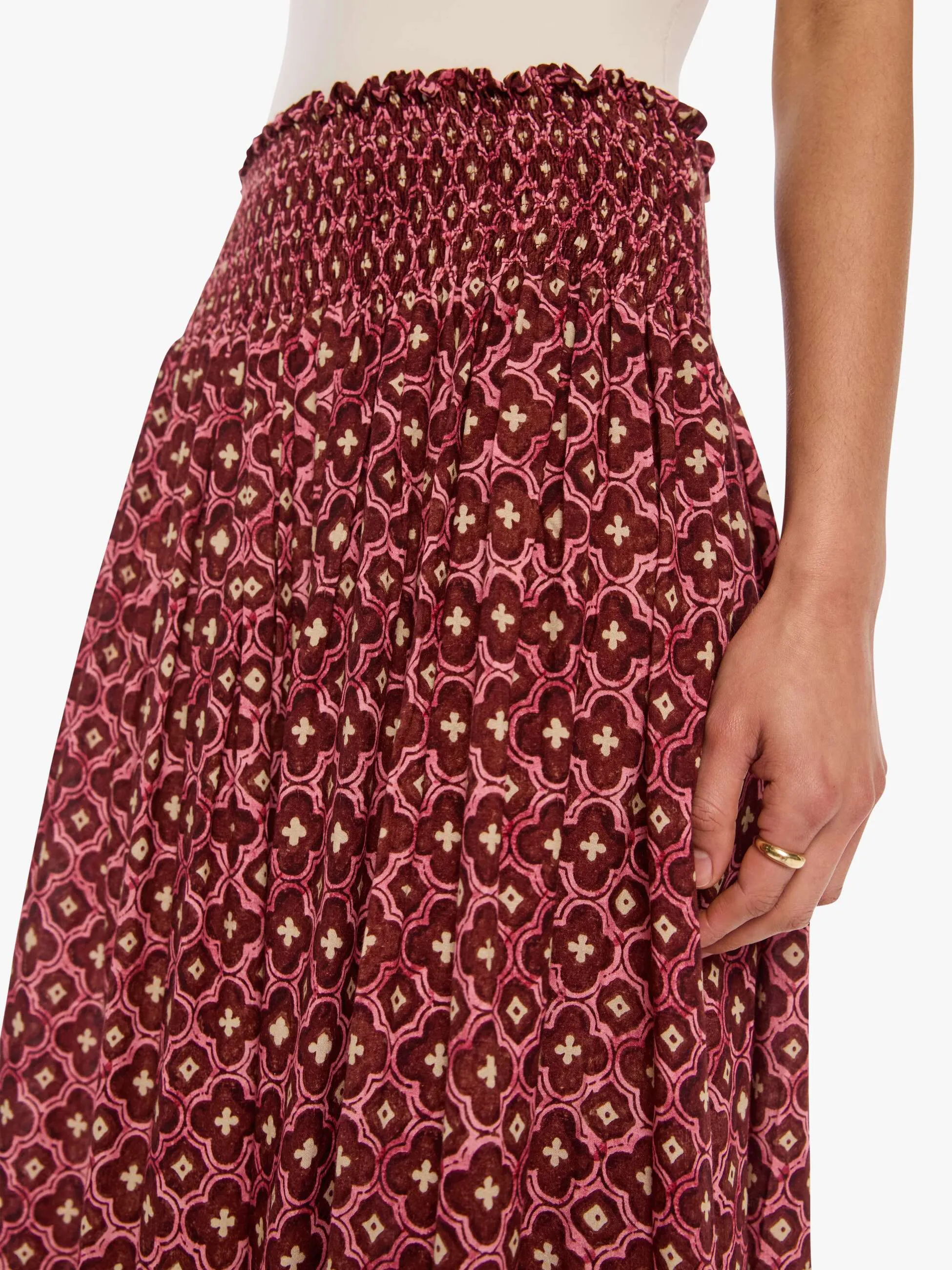 Natalie Martin Bella Skirt - Mosaic Spice sold by MOTHER product image thumbnail 5