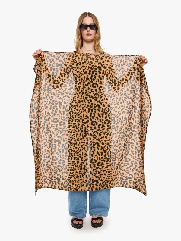 Natalie Martin Large Square Scarf - Leopard made by Natalie Martin