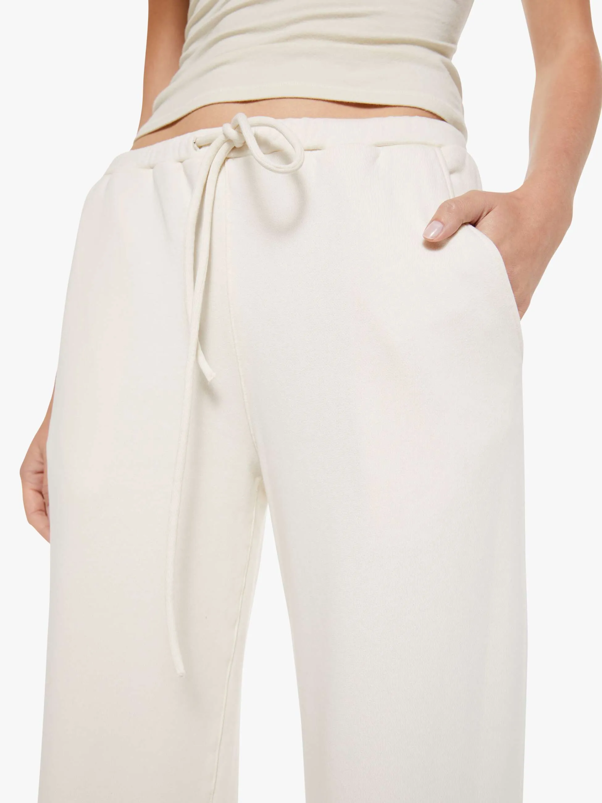 SPRWMN Straight Leg Sweatpants - Cream sold by MOTHER product image thumbnail 5