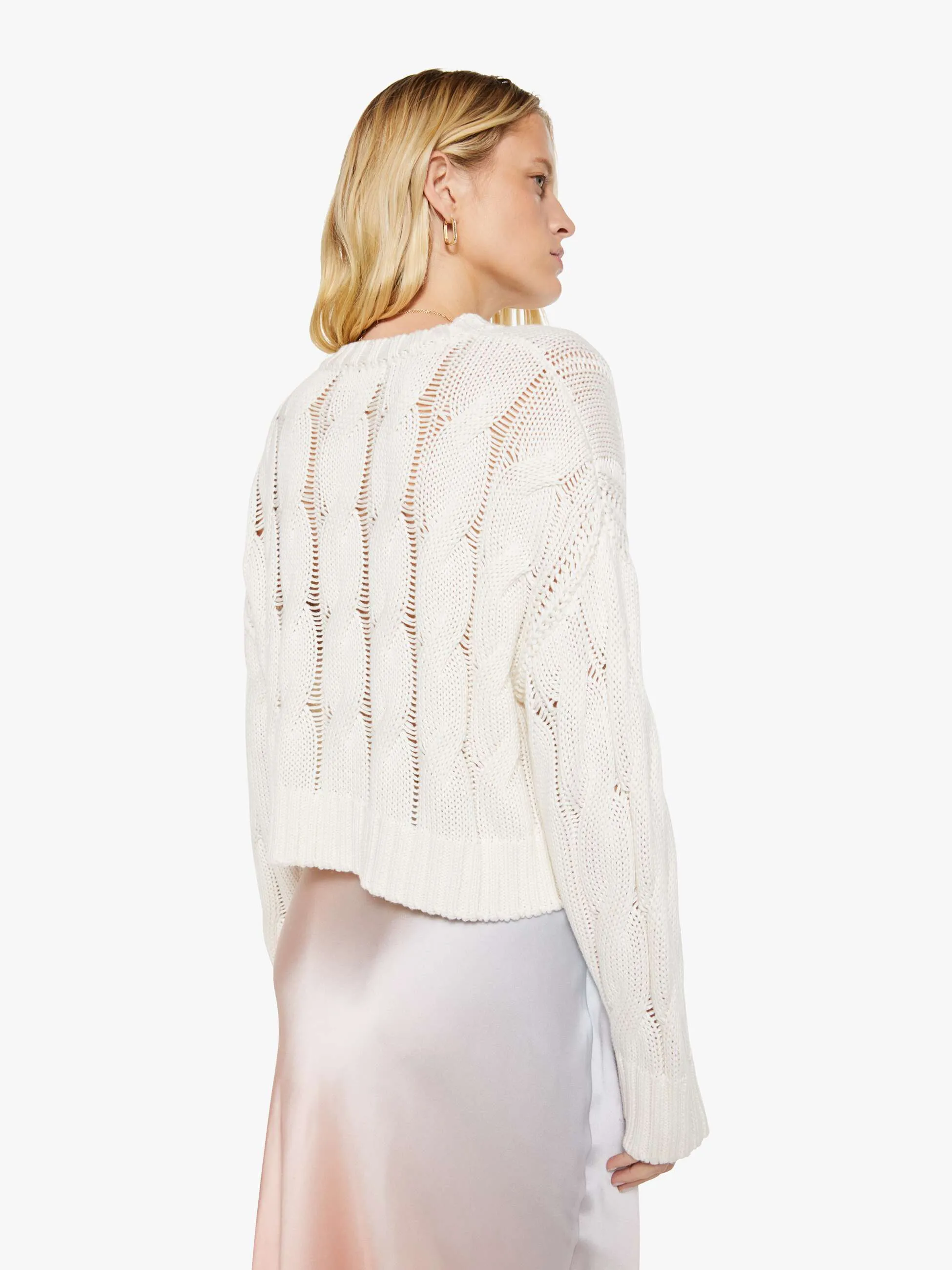 SABLYN Tristan D Pullover - Gardenia sold by MOTHER product image thumbnail 4