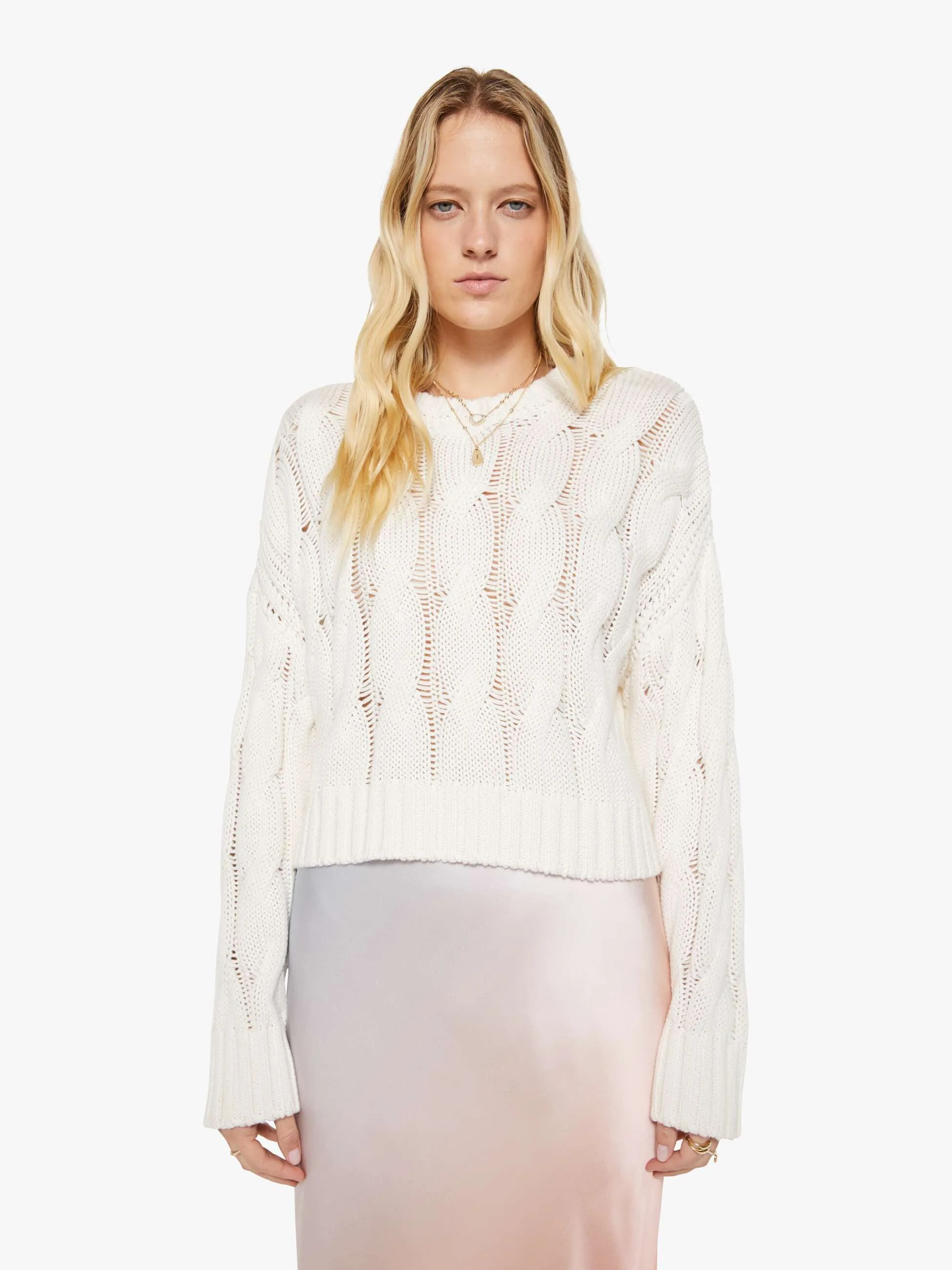 SABLYN Tristan D Pullover - Gardenia sold by MOTHER product image thumbnail 2