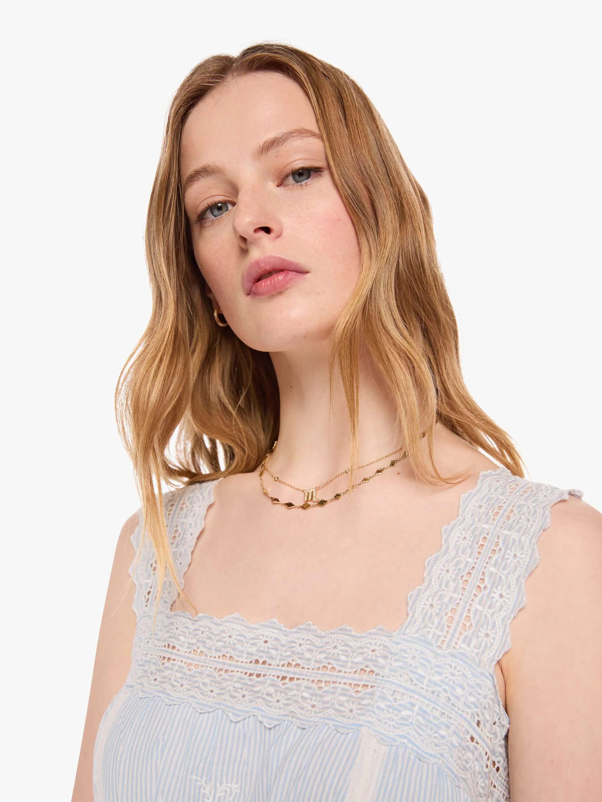 XiRENA Anita Dress - Blue White Stripe sold by MOTHER product image thumbnail 5