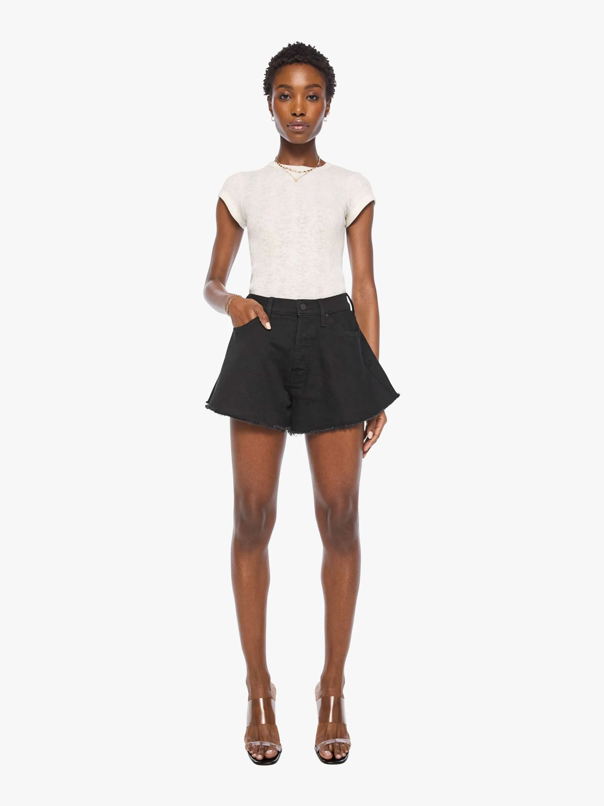 The Flutter Short Fray - Nighty Night sold by MOTHER