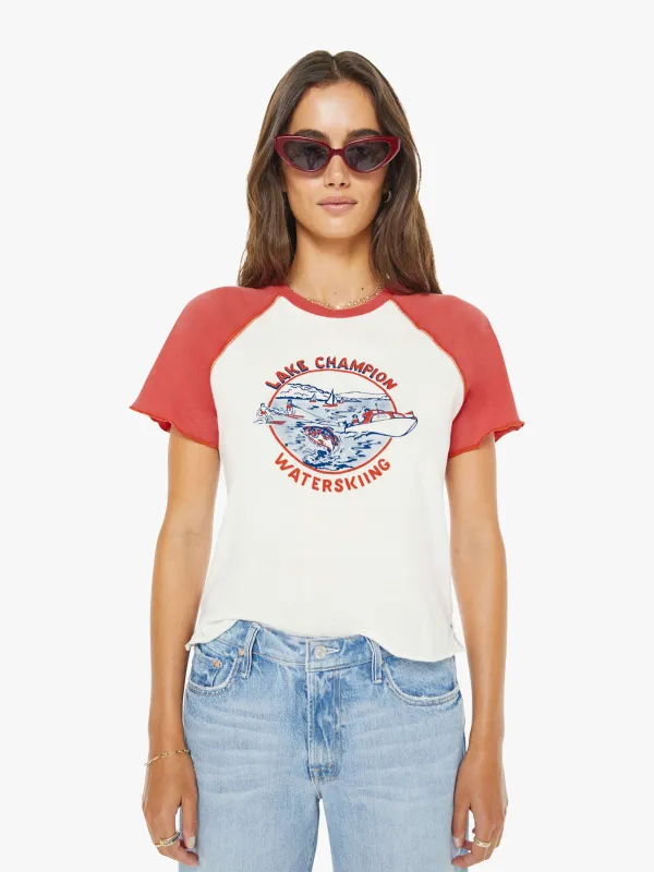 The S/S Sporty Concert Tee - Lake Champion made by MOTHER