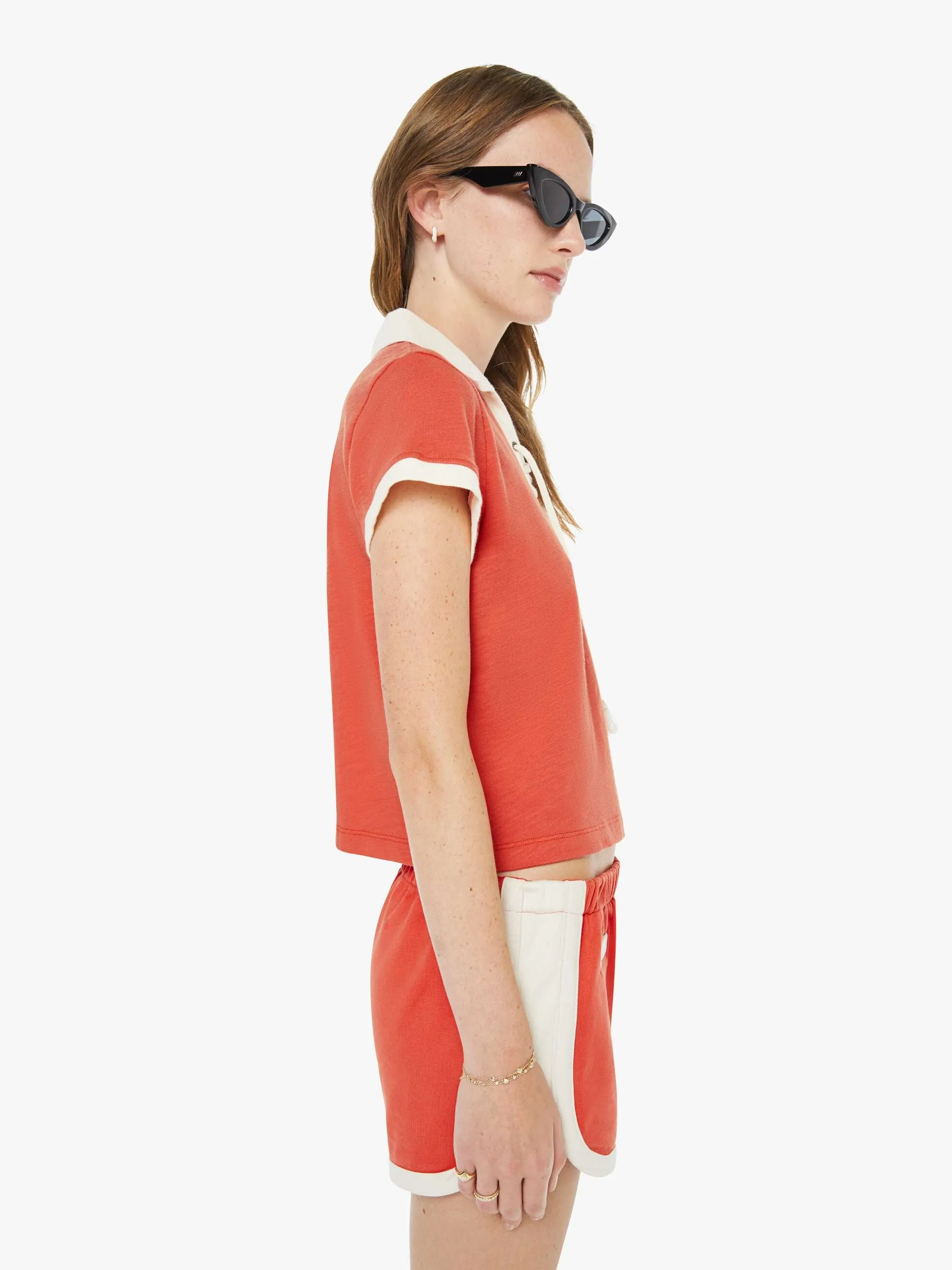 The Lace Up Match - Fiery Red sold by MOTHER product image thumbnail 3