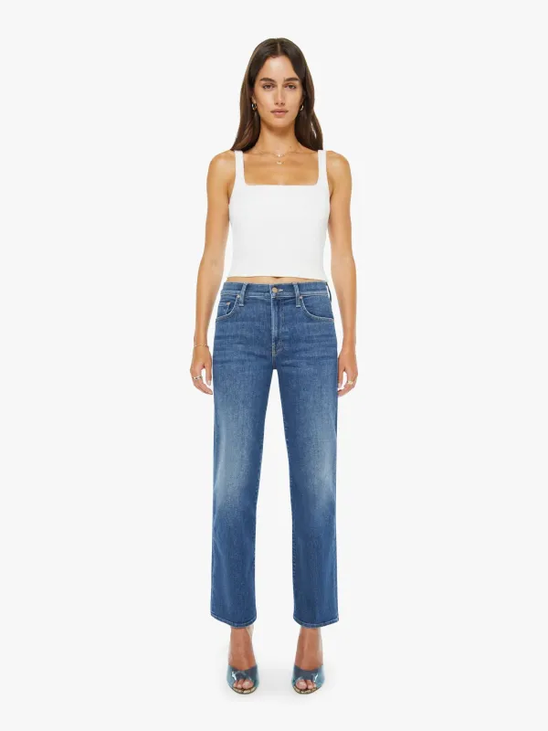 The Mid Rise Rambler Zip Ankle - Catch My Drift made by MOTHER