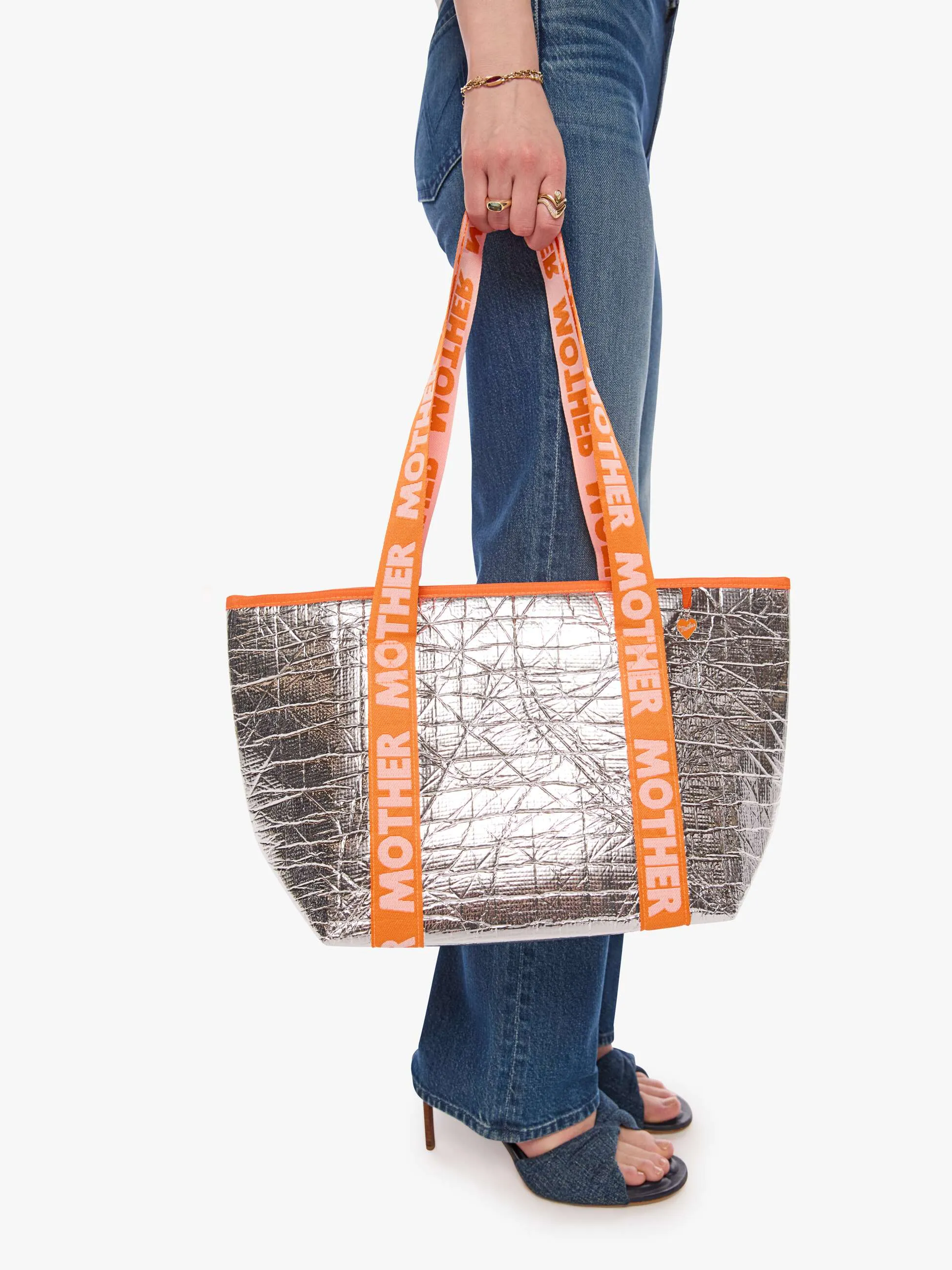 Thermal Tote Bag - Metallic And Orange sold by MOTHER product image thumbnail 3
