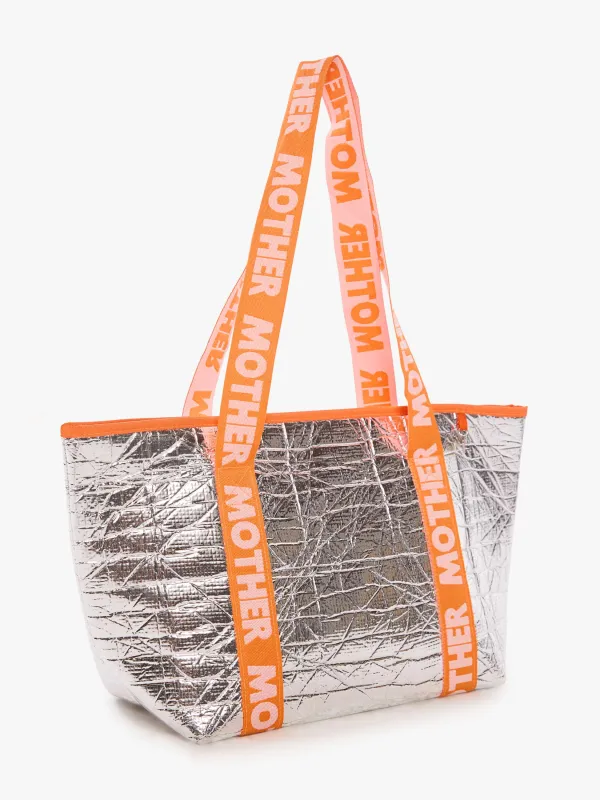 Thermal Tote Bag - Metallic And Orange made by MOTHER