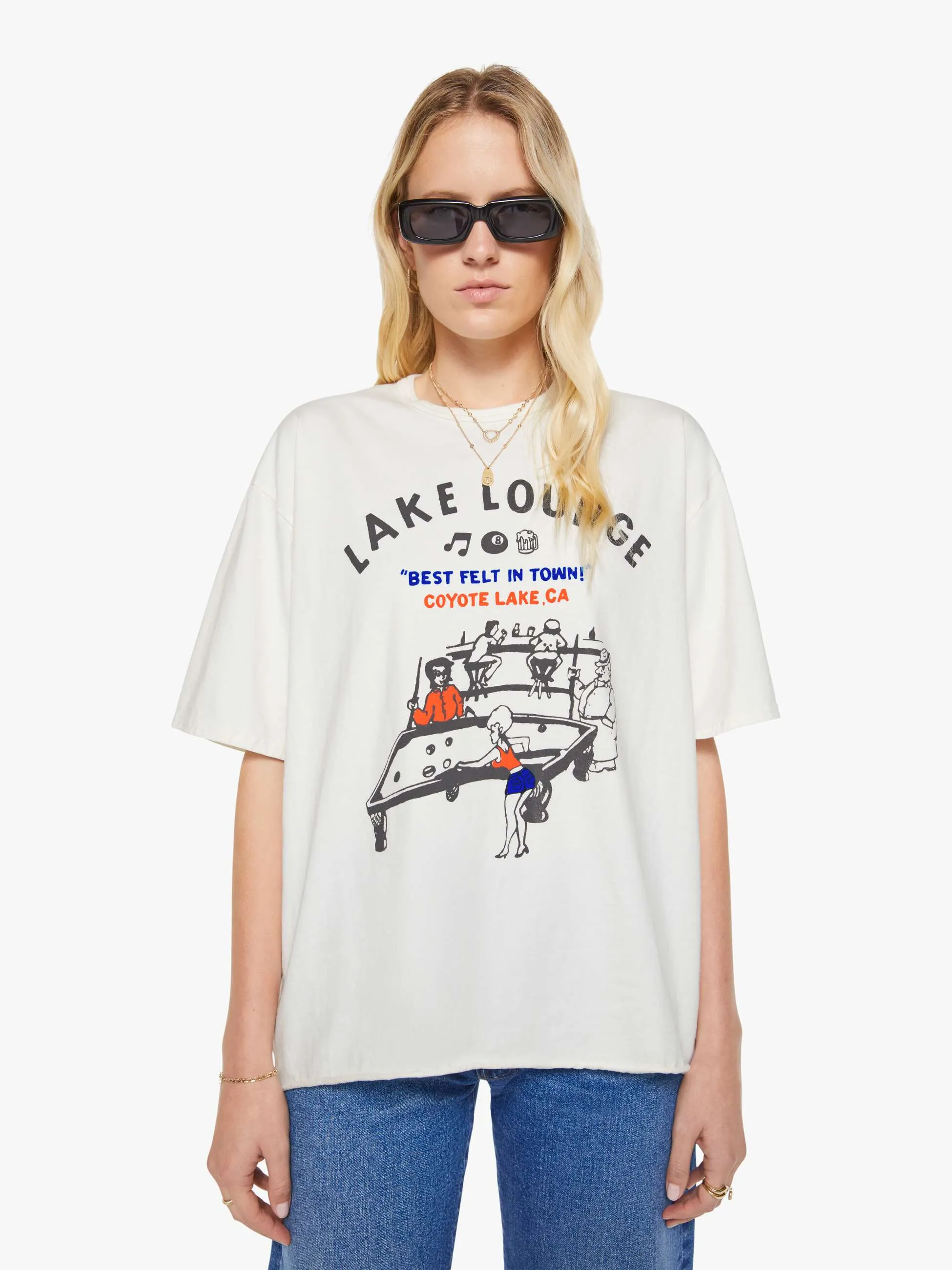 The Cut Off Coops Tee - Lake Lounge sold by MOTHER