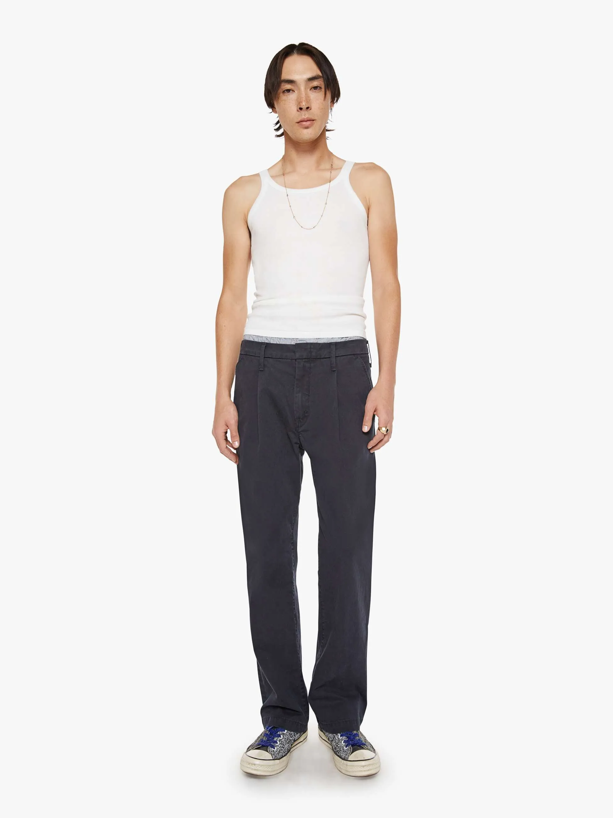 The Pleated Big Shot Prep - Navy sold by MOTHER product image thumbnail 2