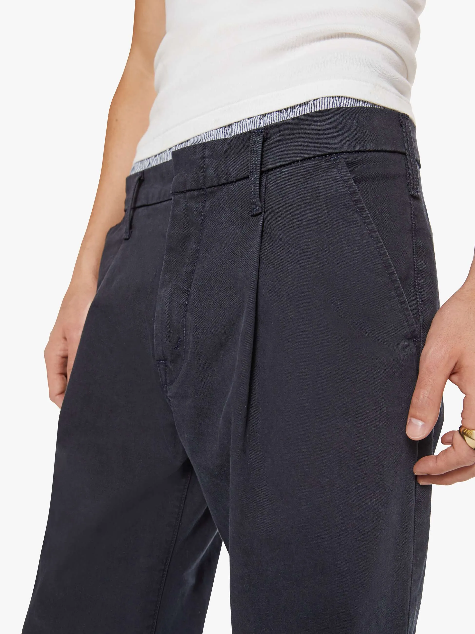 The Pleated Big Shot Prep - Navy sold by MOTHER product image thumbnail 5