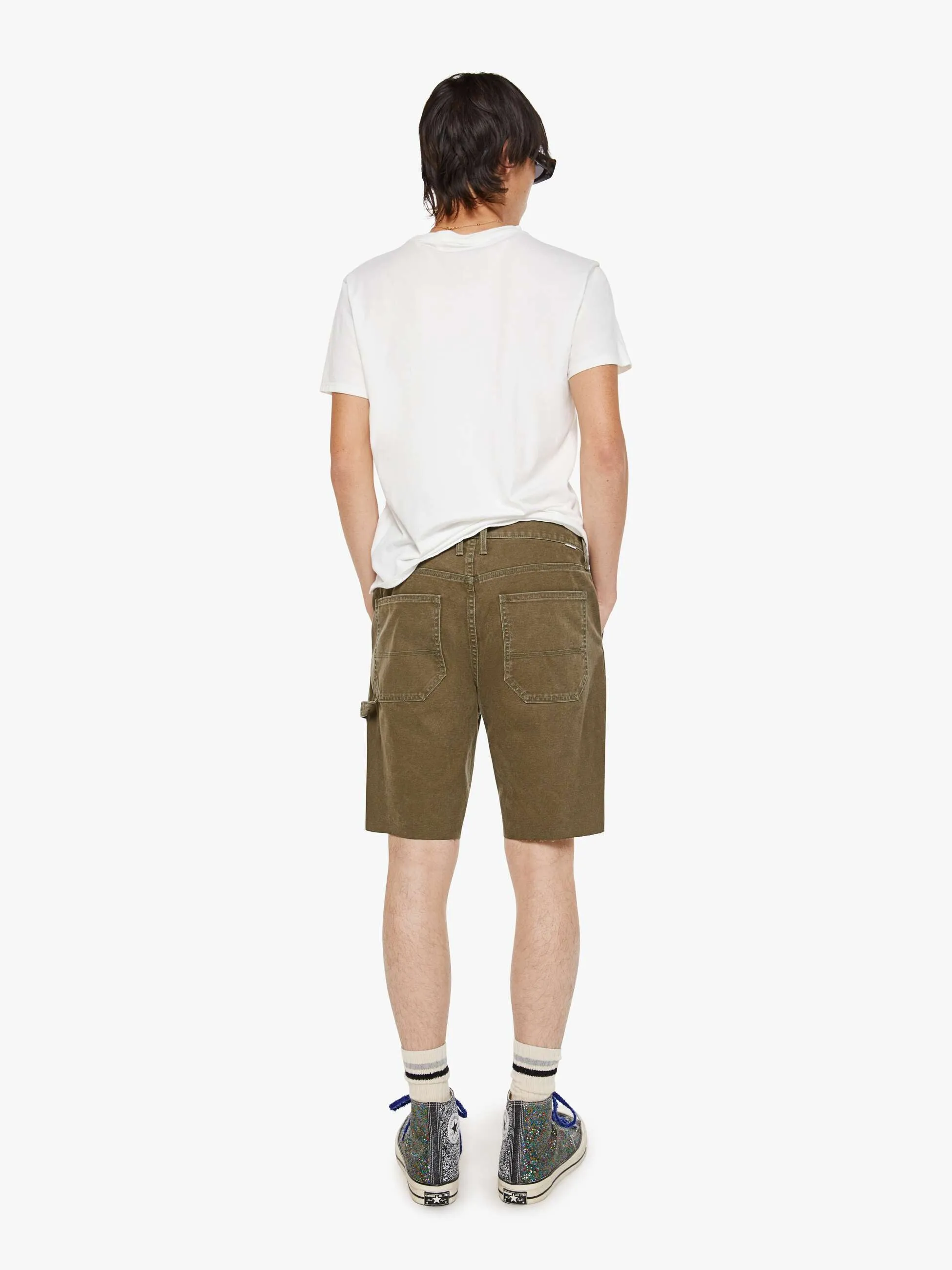 The Bee's Knees Short Fray - Olive sold by MOTHER product image thumbnail 4