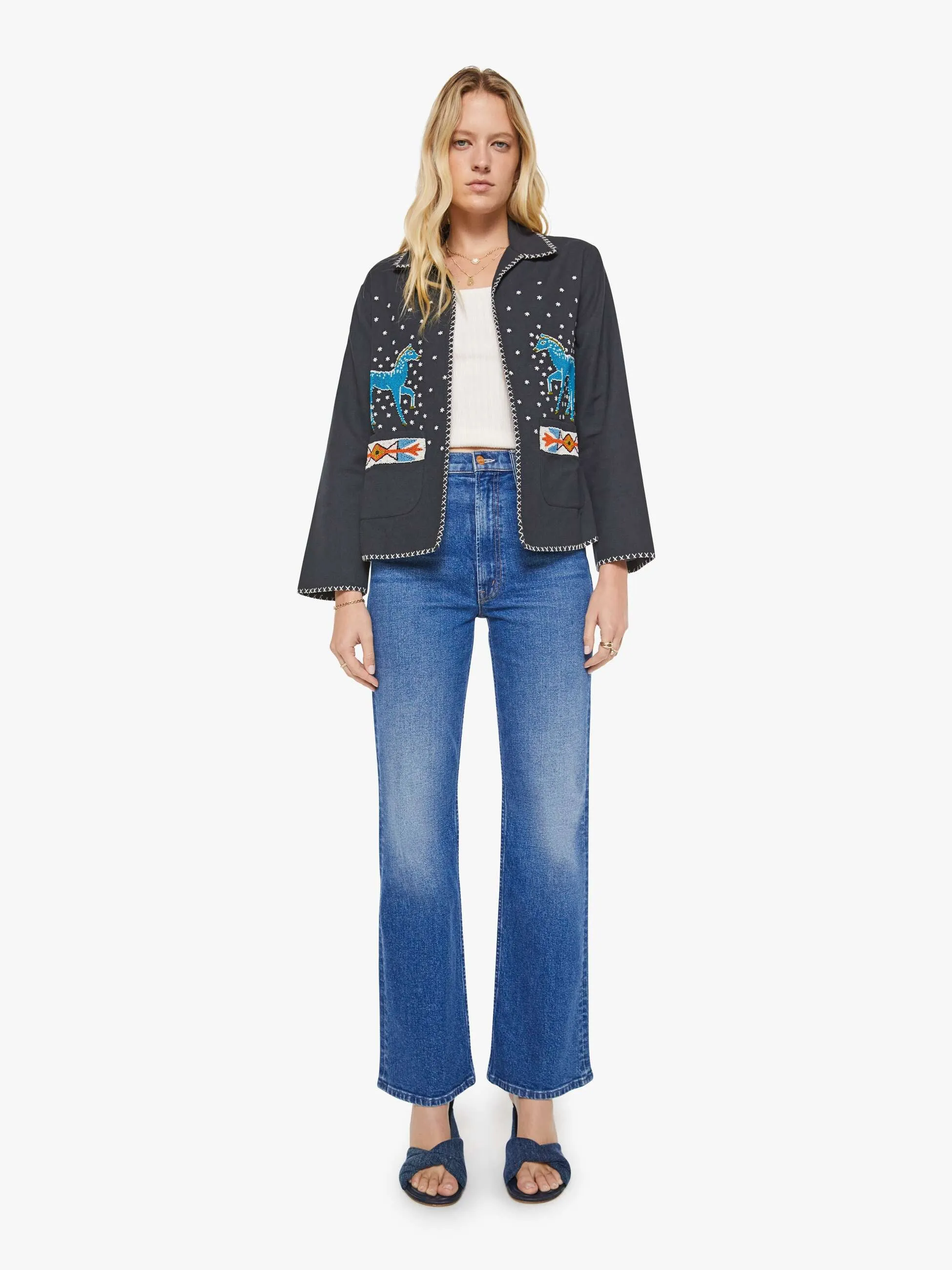 Alix of Bohemia Francis Jacket - Fete Mare sold by MOTHER product image thumbnail 5