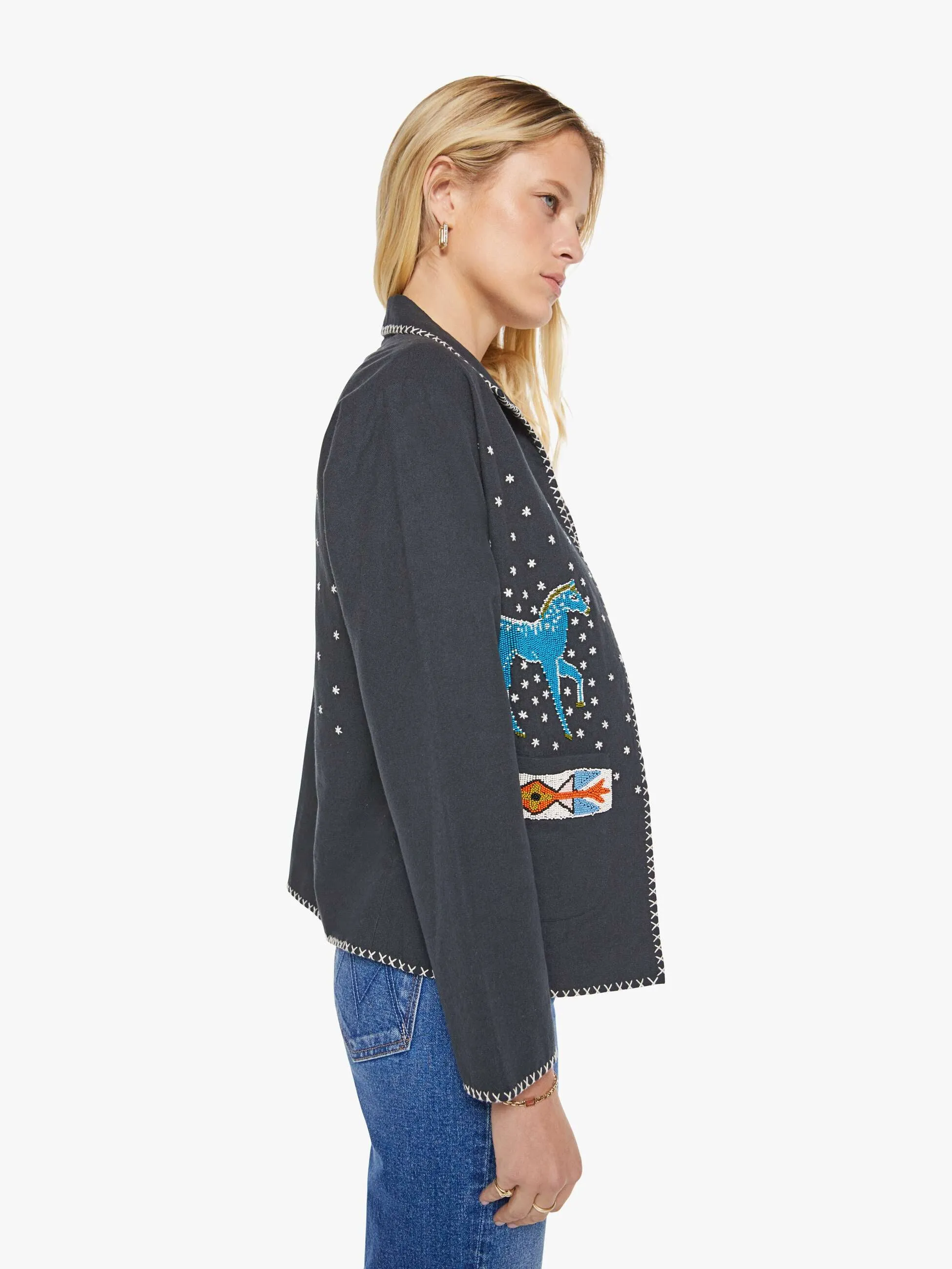 Alix of Bohemia Francis Jacket - Fete Mare sold by MOTHER product image thumbnail 3