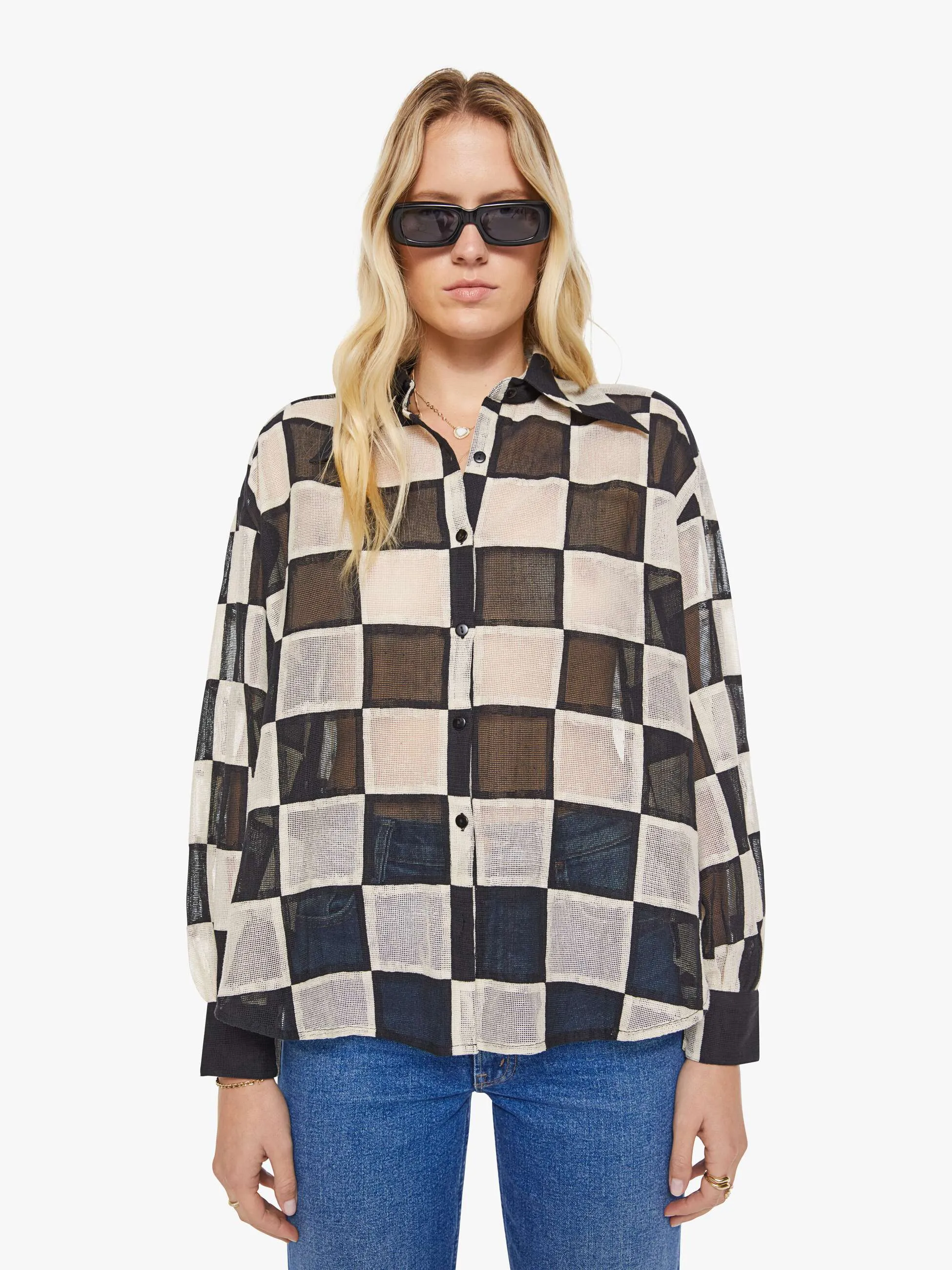 Alix of Bohemia Emery Shirt - Harlequin sold by MOTHER product image thumbnail 2