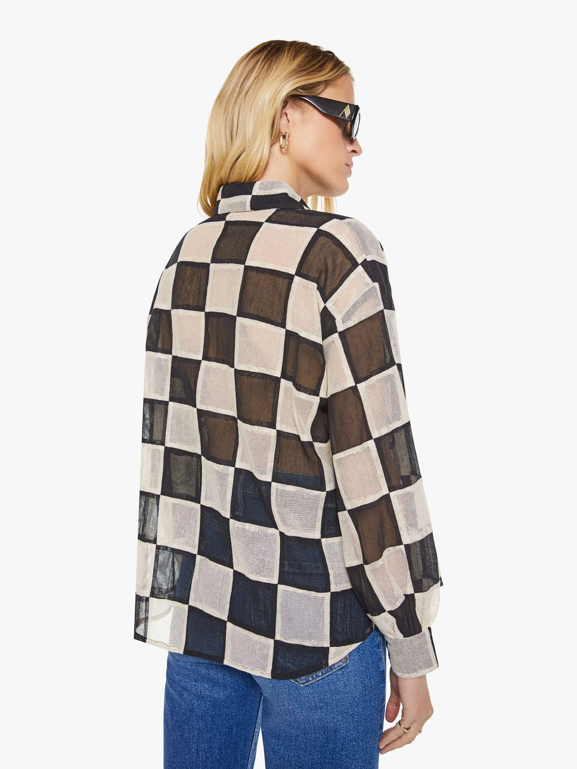 Alix of Bohemia Emery Shirt - Harlequin sold by MOTHER product image thumbnail 4