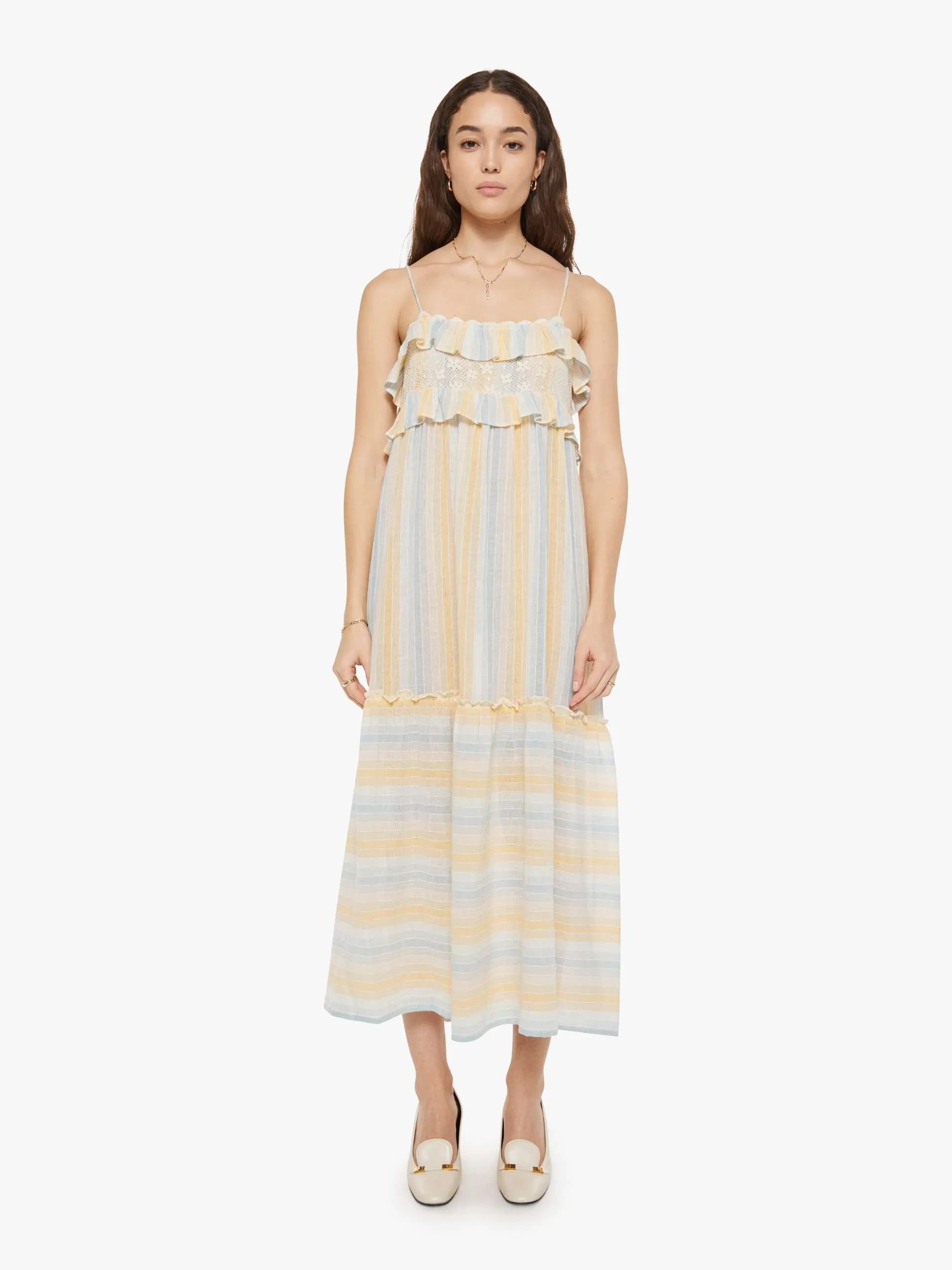Alix of Bohemia Ida Dress - Sunwash Stripe sold by MOTHER product image thumbnail 2