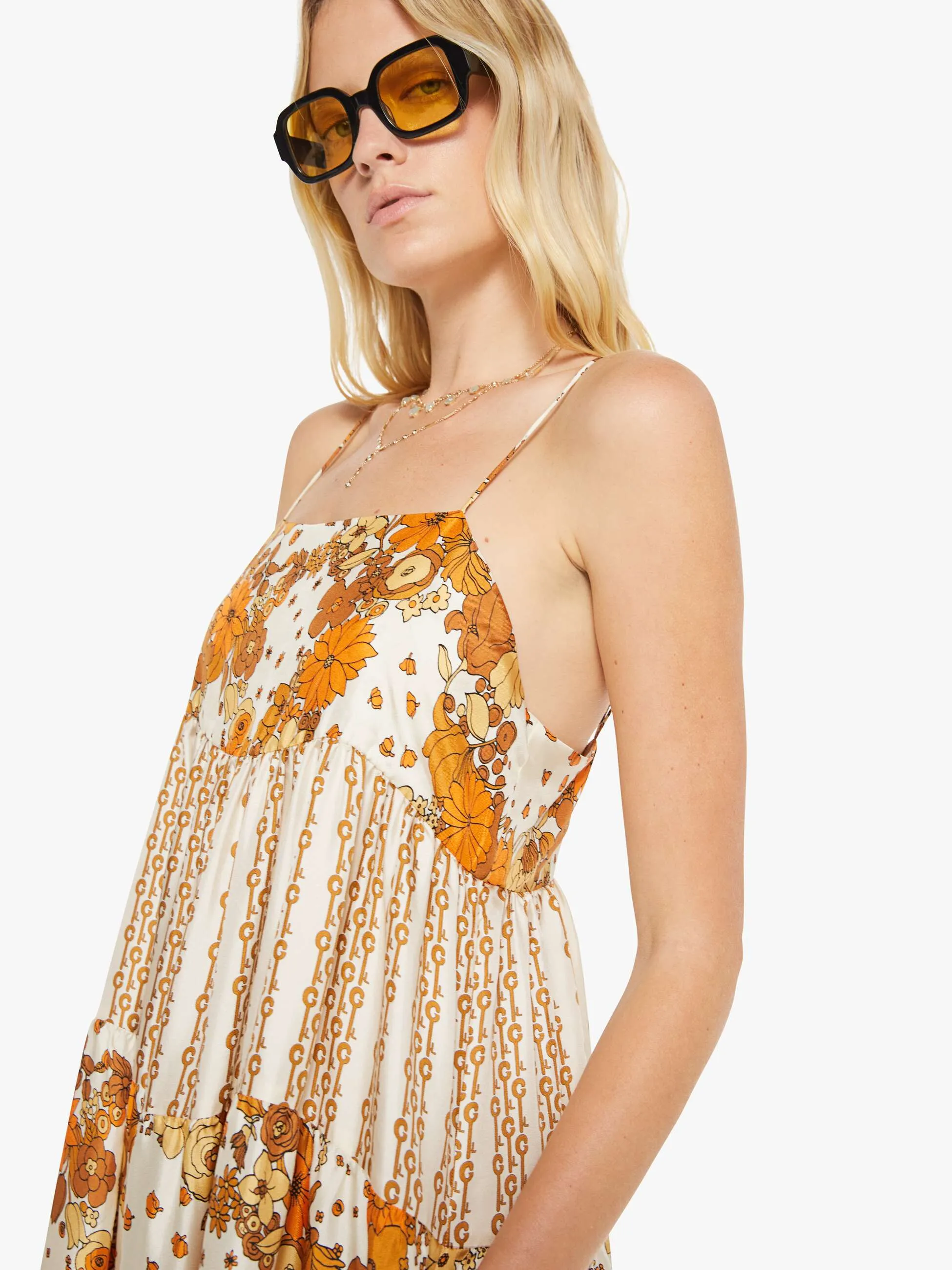 La Prestic Ouiston Fidji Dress - Flower Power sold by MOTHER product image thumbnail 5