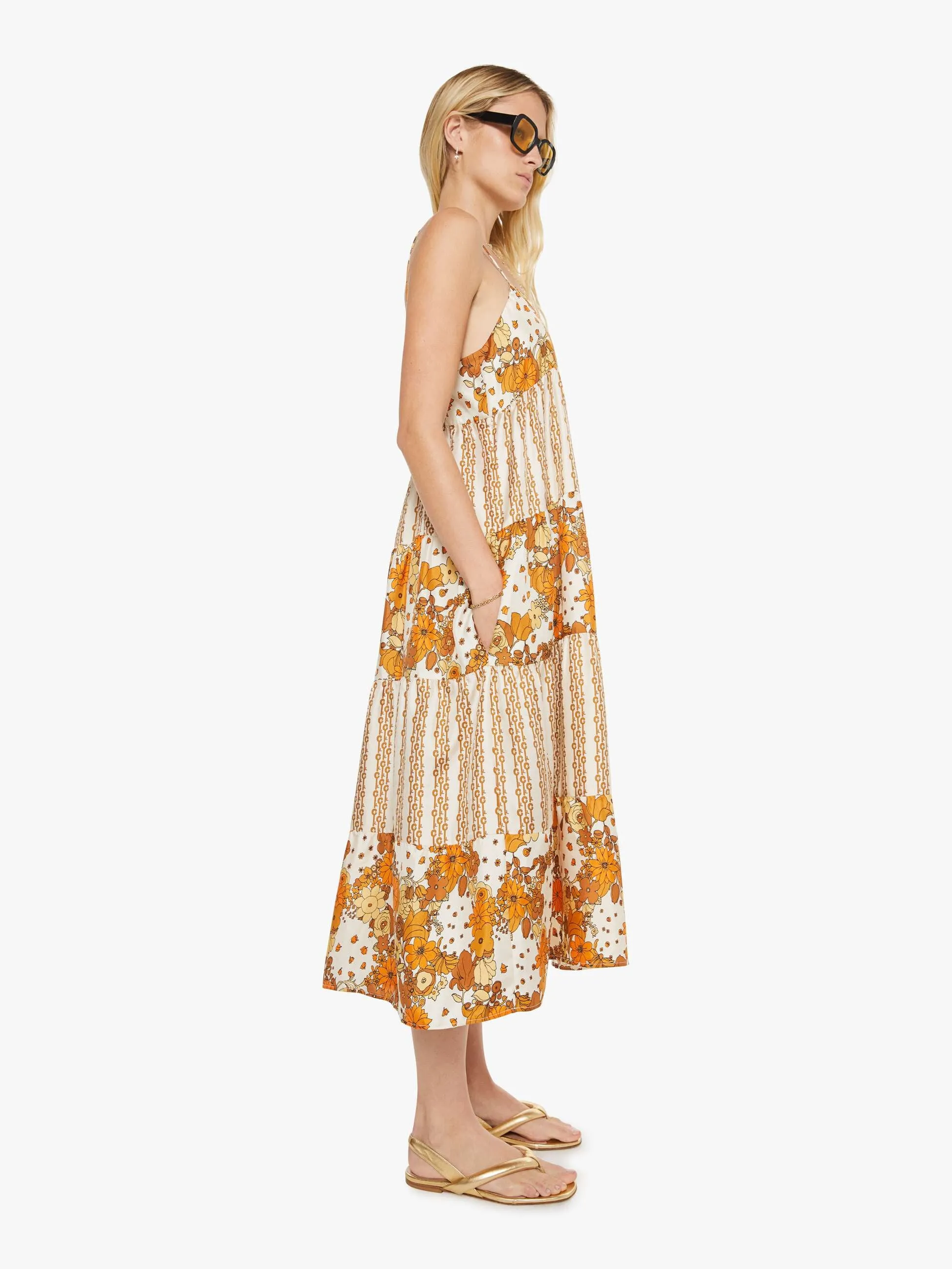 La Prestic Ouiston Fidji Dress - Flower Power sold by MOTHER product image thumbnail 3
