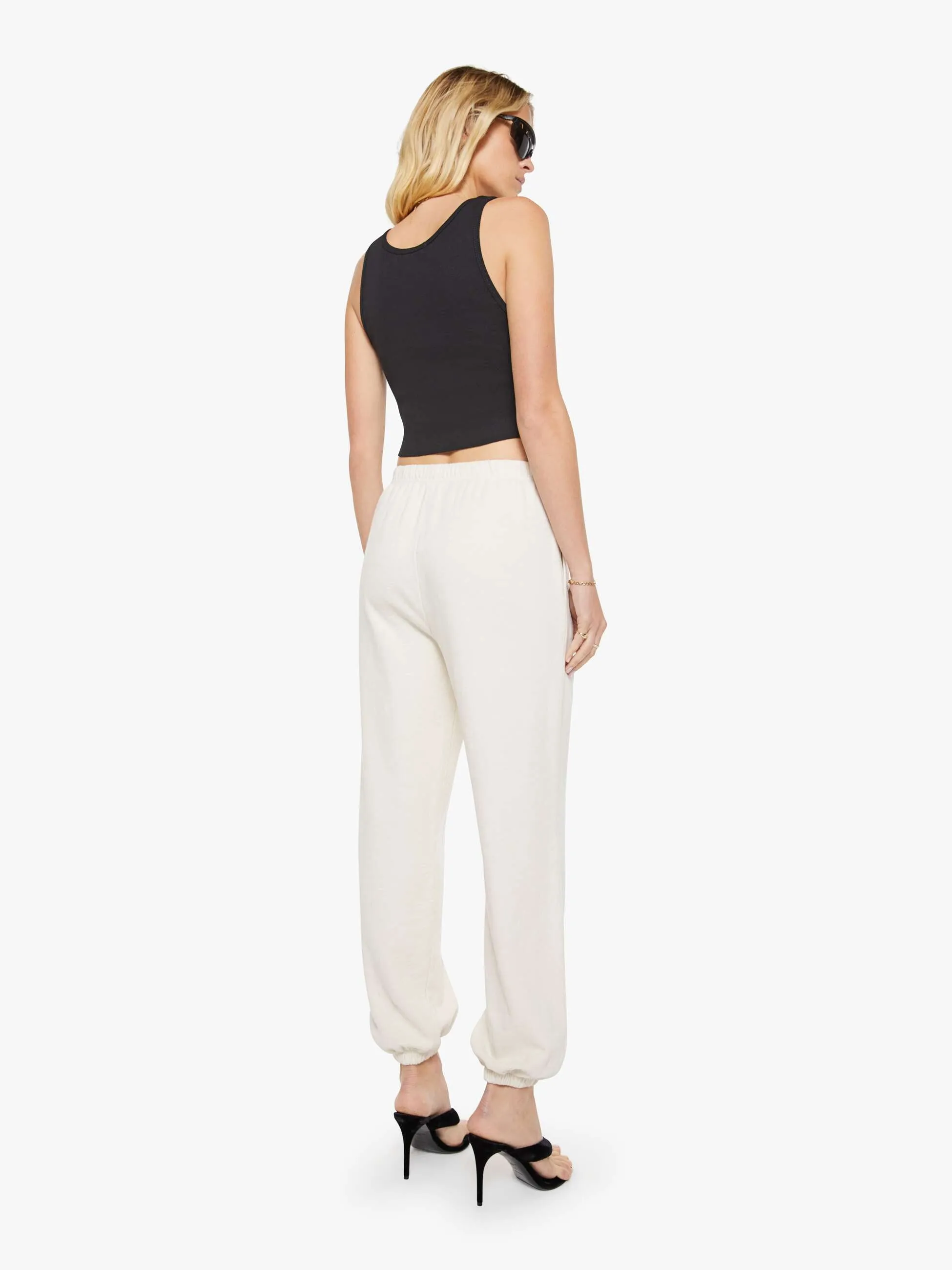 Eterne Boyfriend Pocket Sweatpant - Bone sold by MOTHER product image thumbnail 4