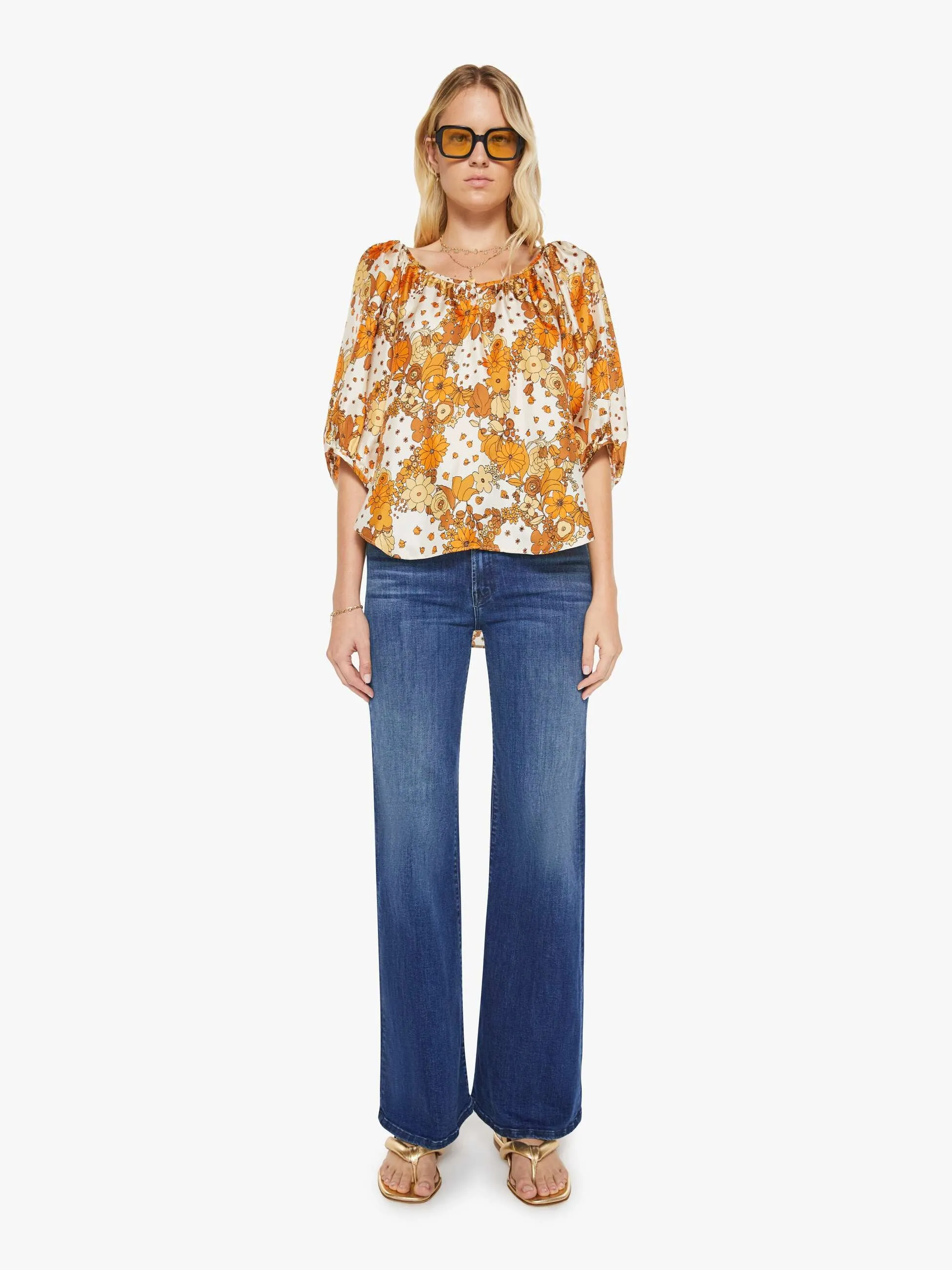 La Prestic Ouiston Moisson Top - Flower Power sold by MOTHER product image thumbnail 5