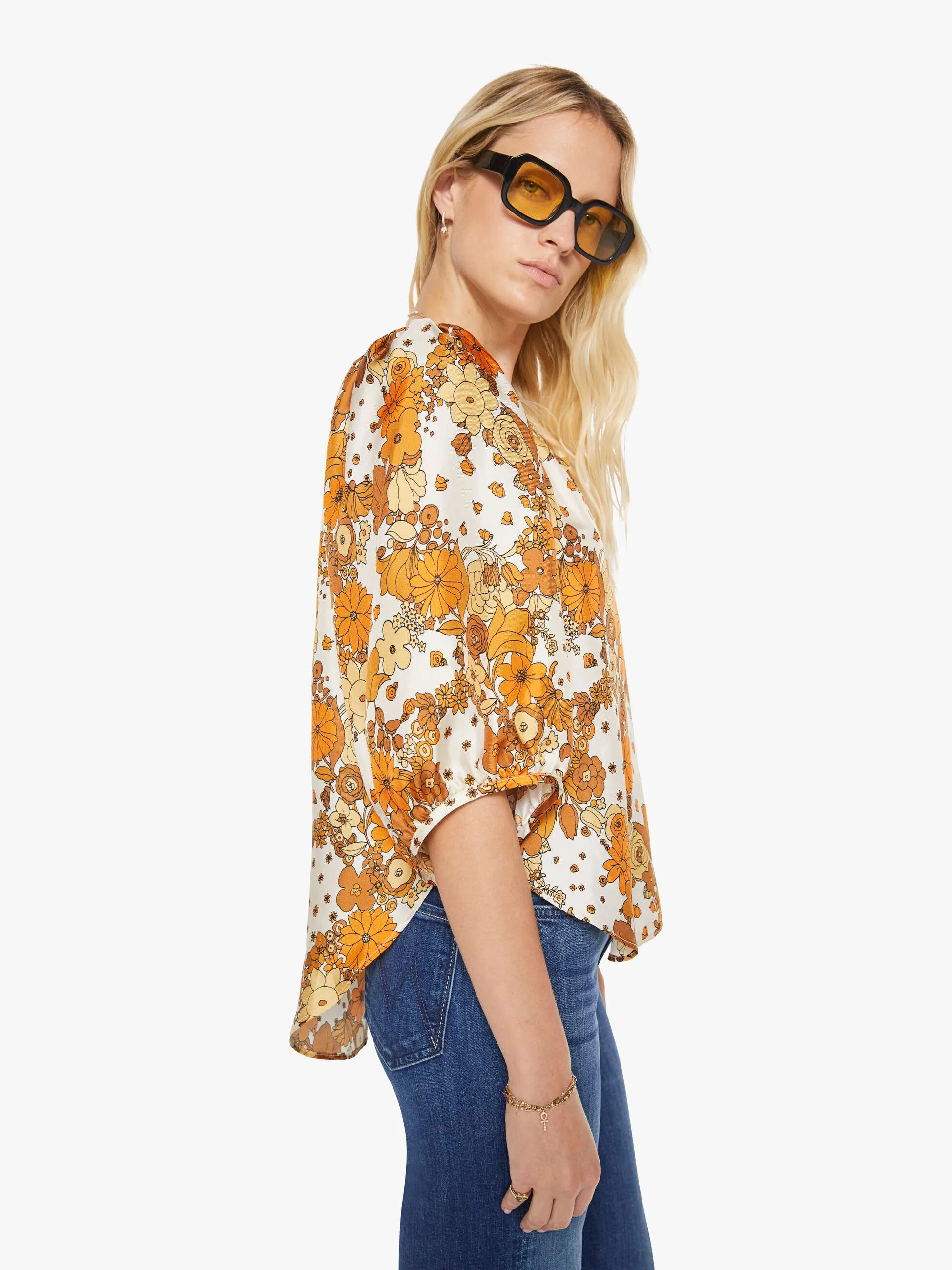 La Prestic Ouiston Moisson Top - Flower Power sold by MOTHER product image thumbnail 3