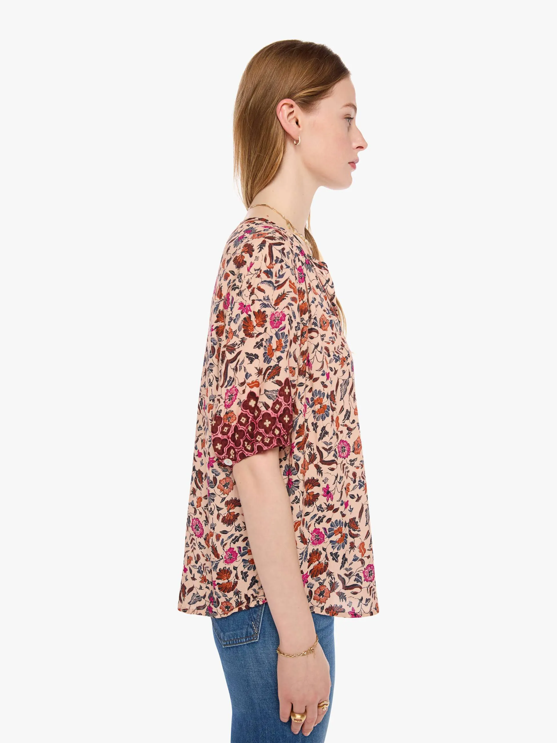 Natalie Martin Violet Top - Wildflower Spice sold by MOTHER product image thumbnail 3