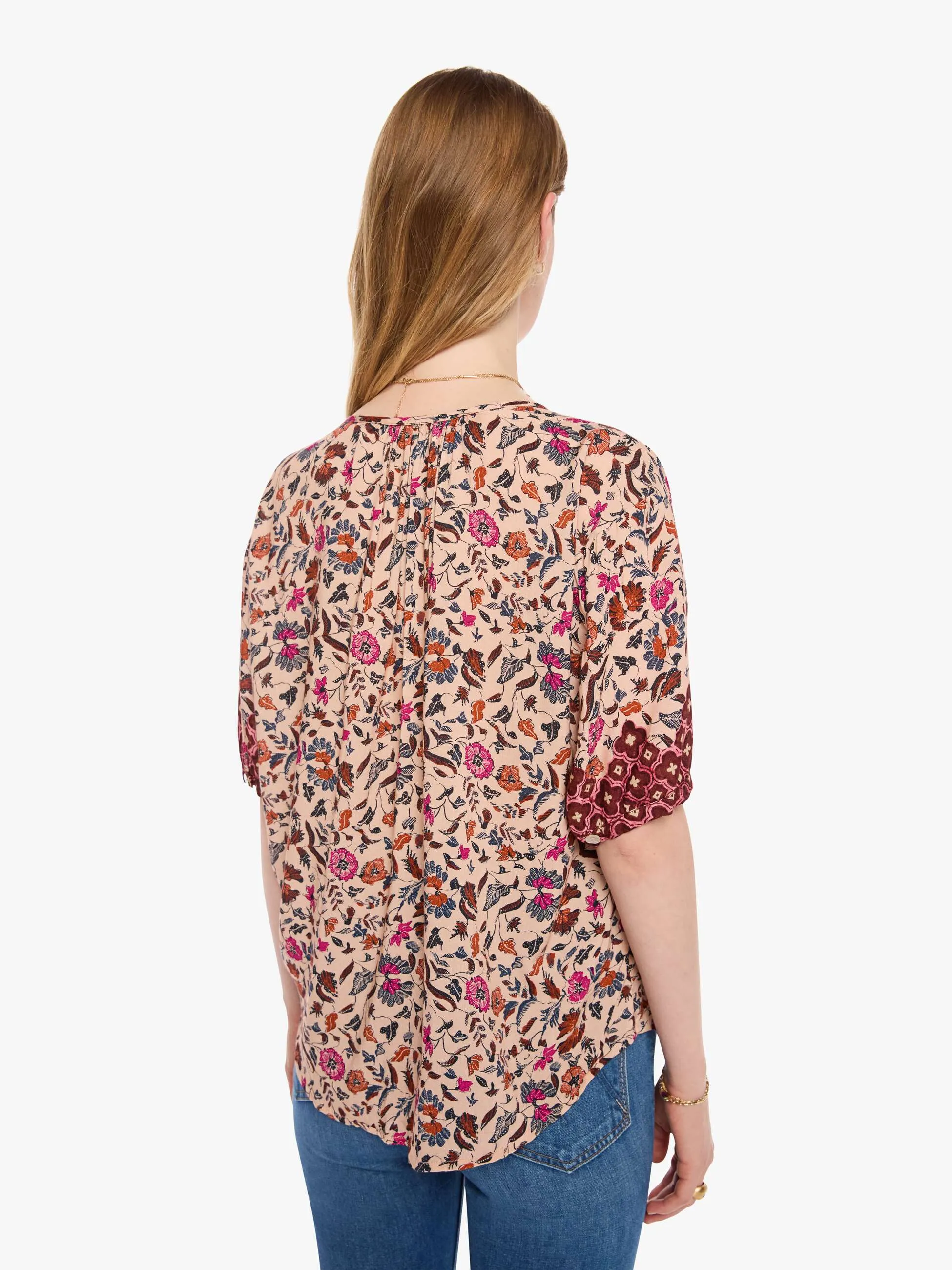 Natalie Martin Violet Top - Wildflower Spice sold by MOTHER product image thumbnail 4