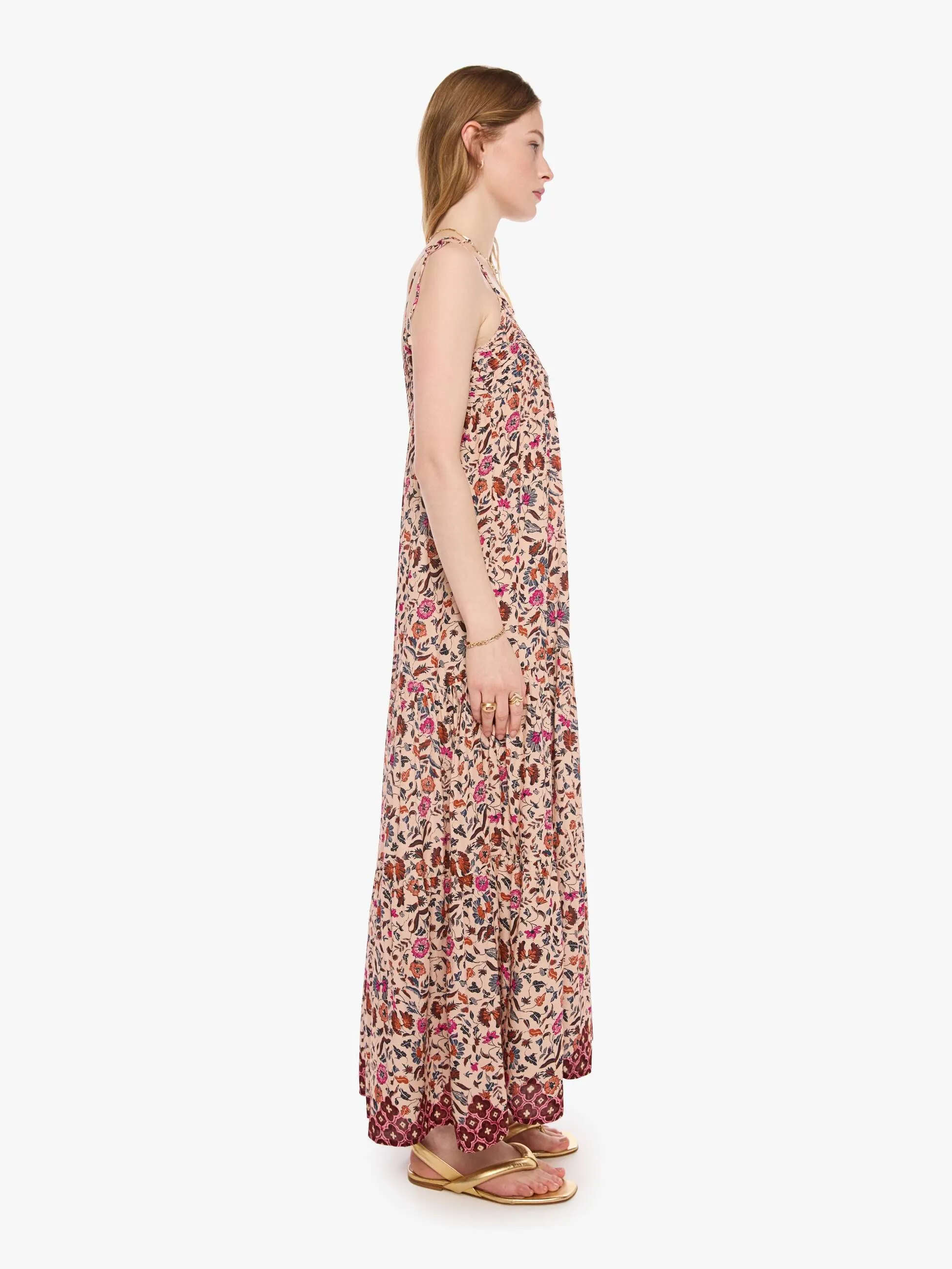 Natalie Martin Melanie Dress - Wildflower Spice sold by MOTHER product image thumbnail 3