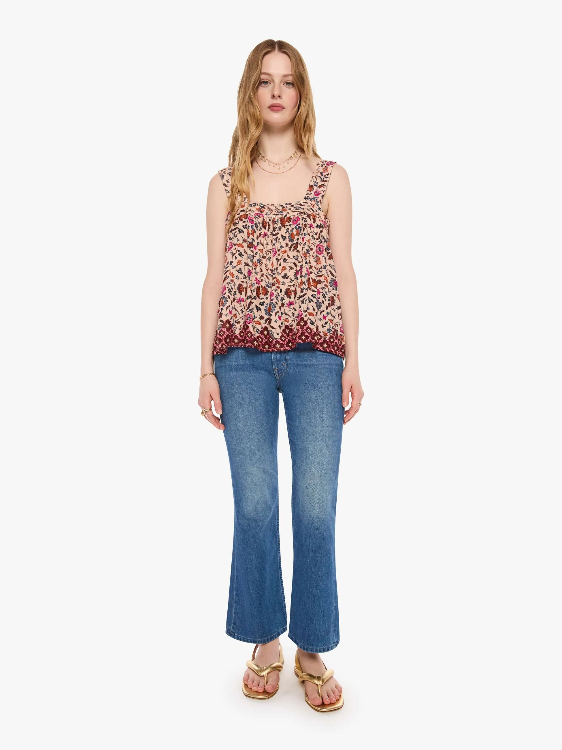 Natalie Martin Jasmine Top - Wildflower Spice sold by MOTHER product image thumbnail 5