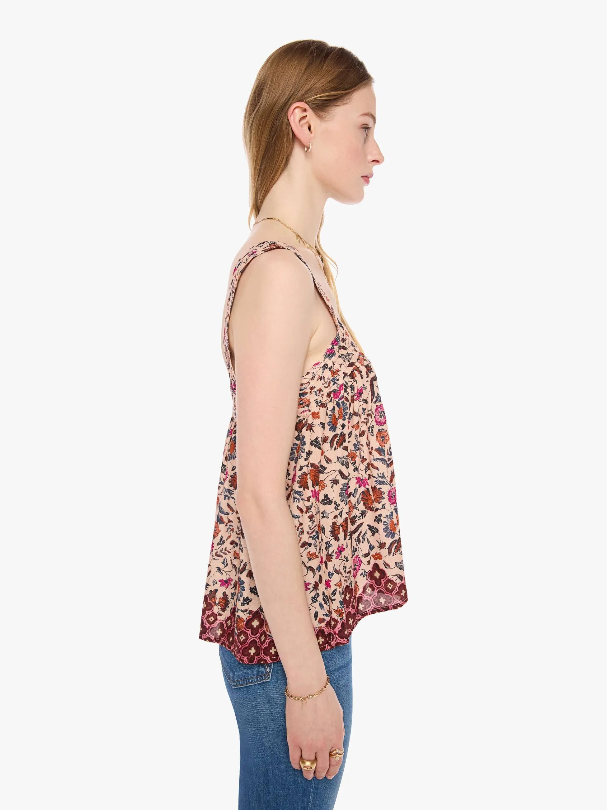Natalie Martin Jasmine Top - Wildflower Spice sold by MOTHER product image thumbnail 3