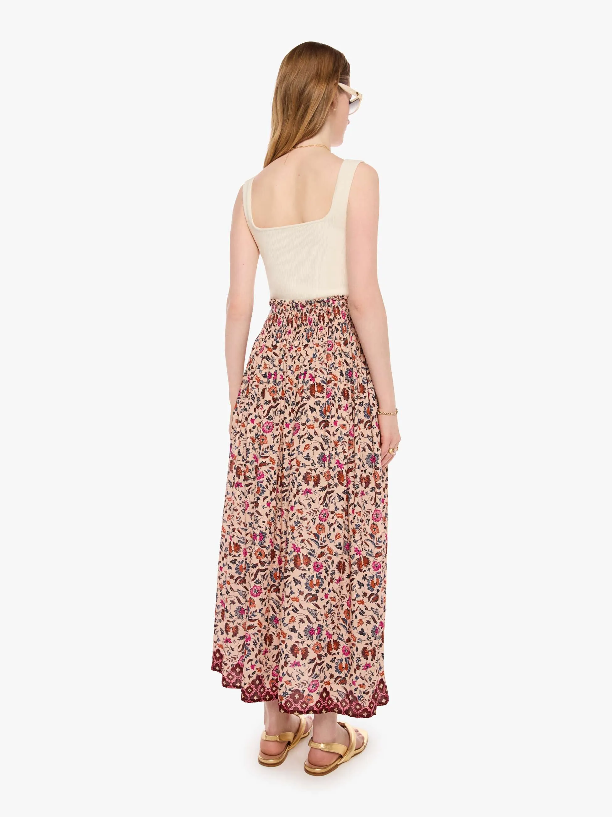 Natalie Martin Bella Skirt - Wildflower Spice sold by MOTHER product image thumbnail 4