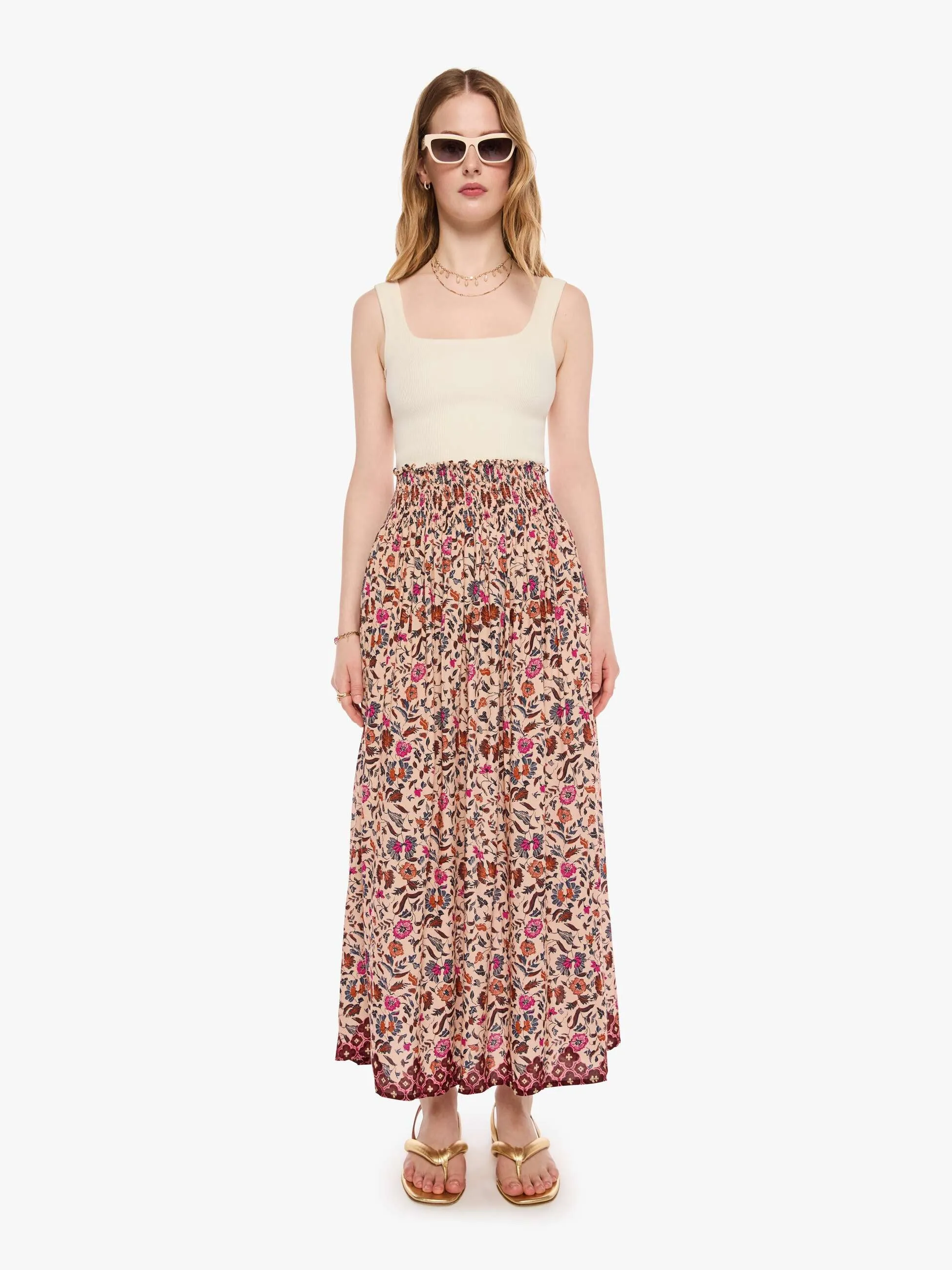 Natalie Martin Bella Skirt - Wildflower Spice sold by MOTHER product image thumbnail 2