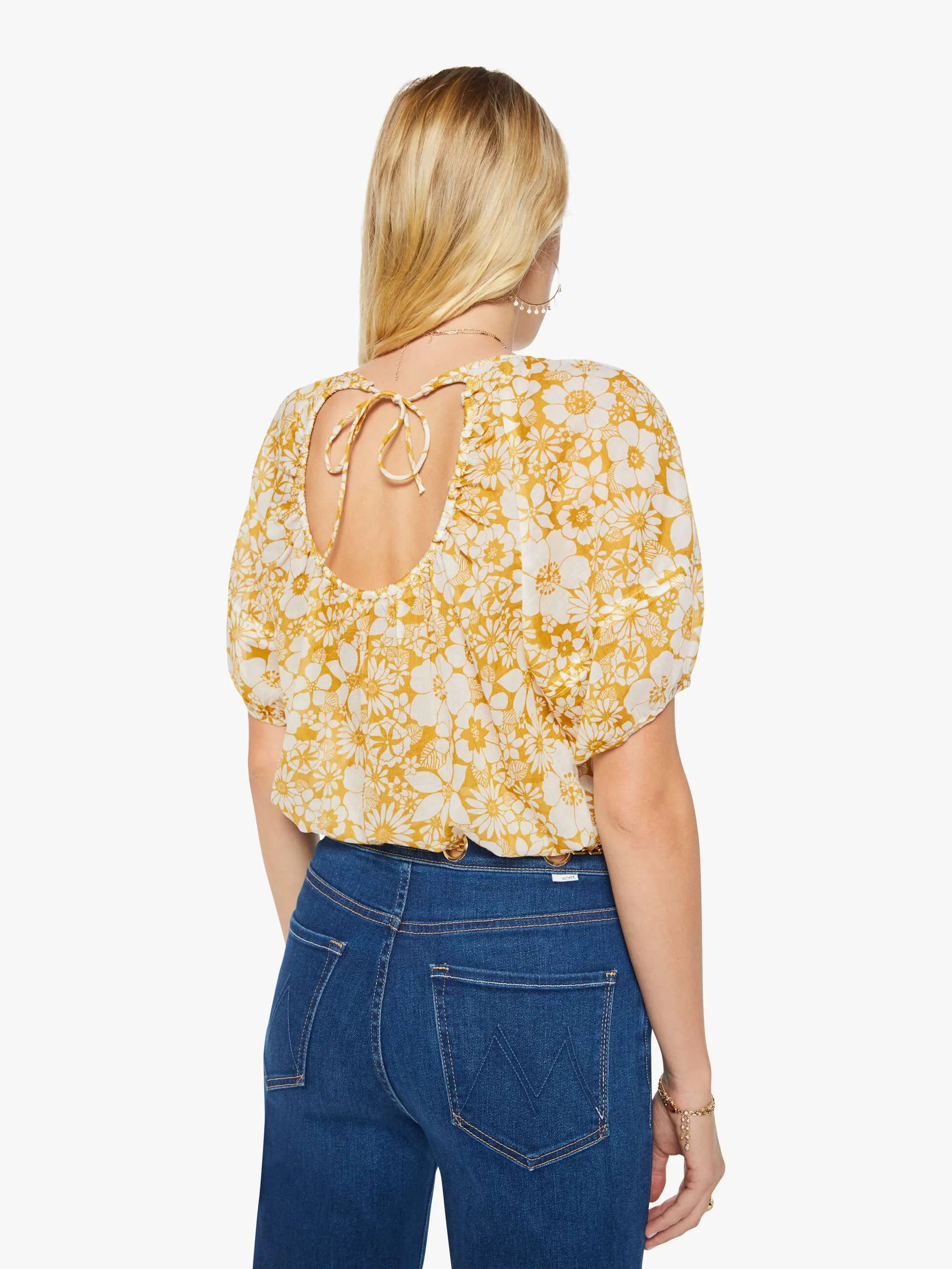 The Party In The Back Shirt - Floral Notes sold by MOTHER product image thumbnail 4