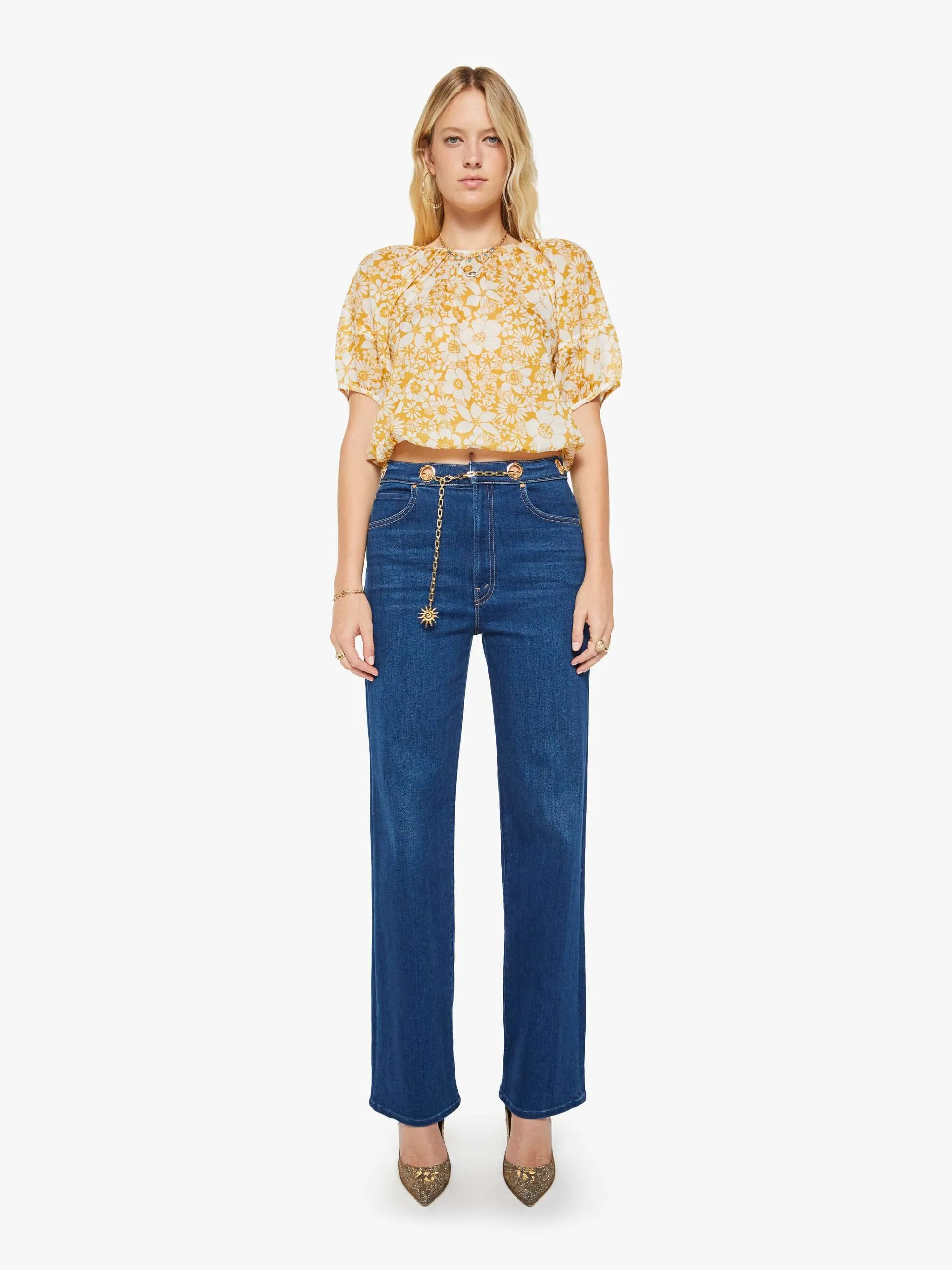 The Party In The Back Shirt - Floral Notes sold by MOTHER product image thumbnail 5