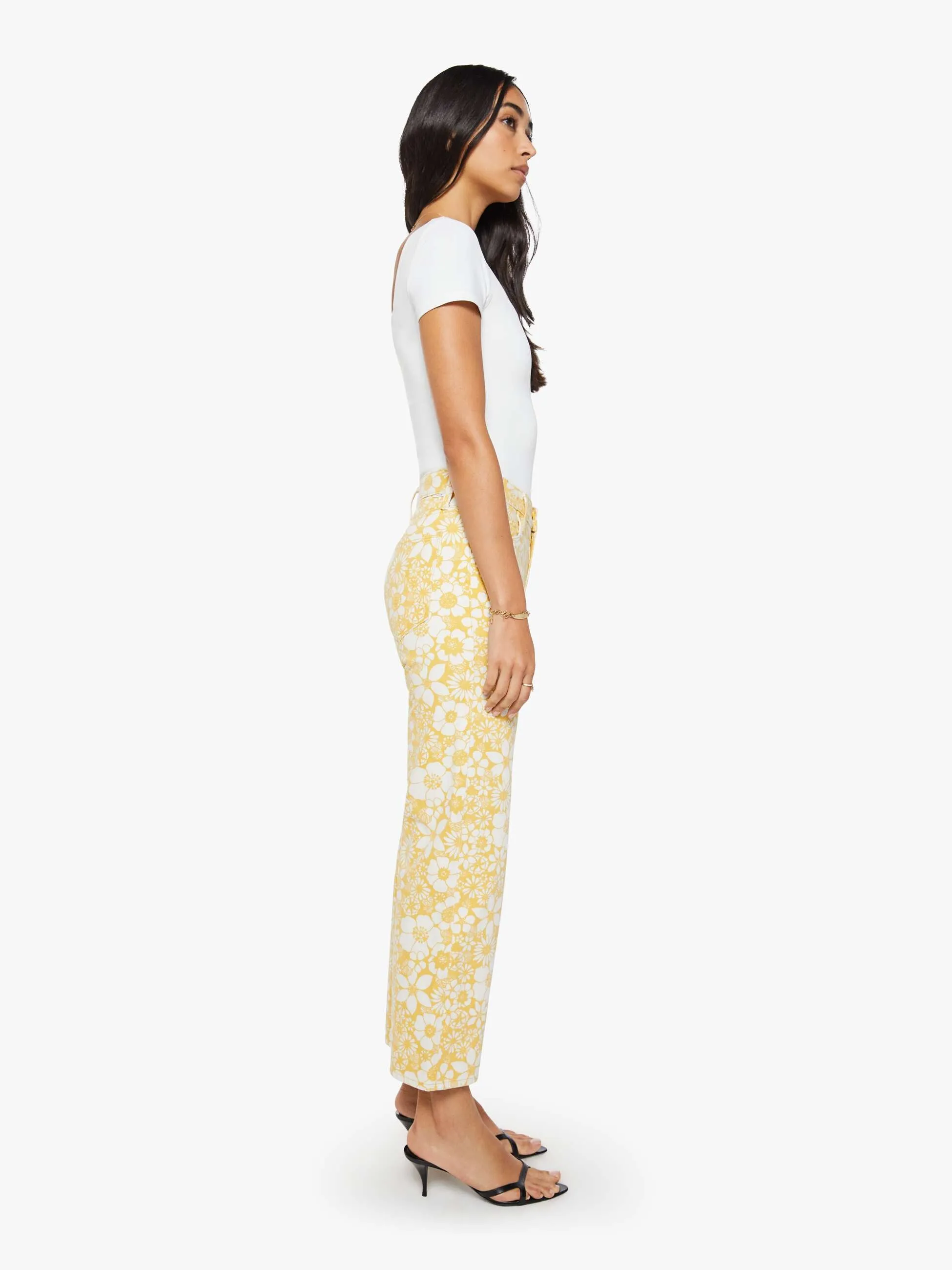 The Mid Rise Rambler Zip Ankle - Floral Notes sold by MOTHER product image thumbnail 3