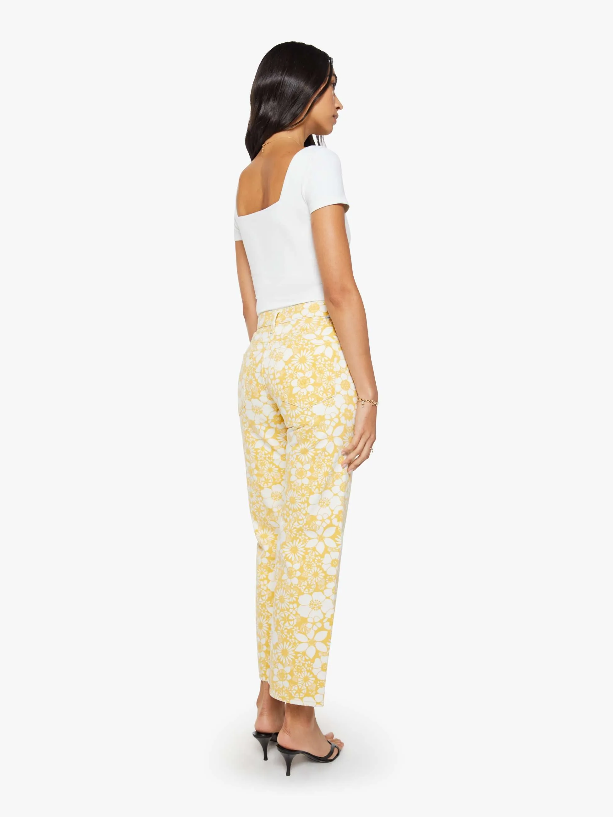 The Mid Rise Rambler Zip Ankle - Floral Notes sold by MOTHER product image thumbnail 4