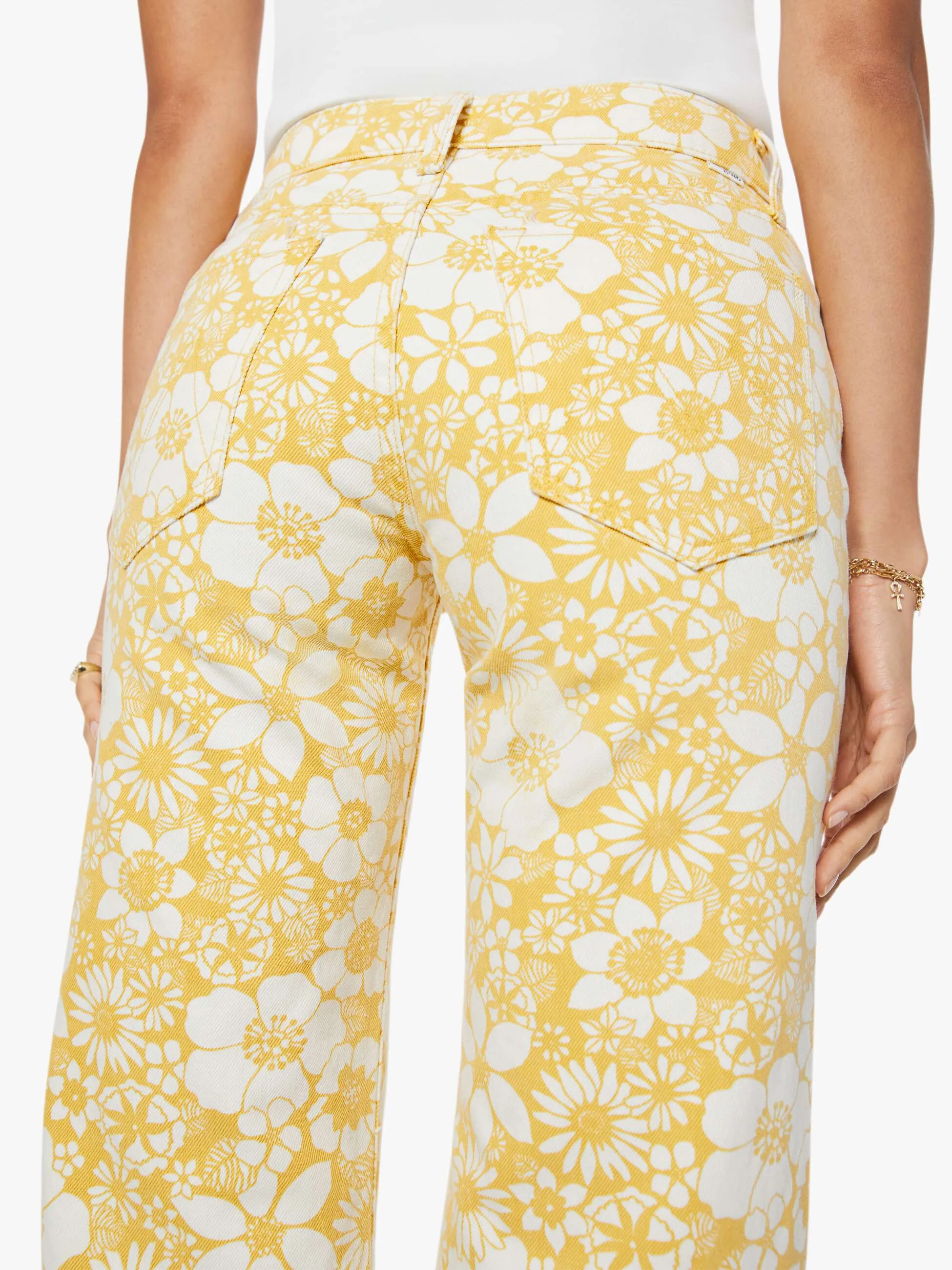 The Mid Rise Rambler Zip Ankle - Floral Notes sold by MOTHER product image thumbnail 5
