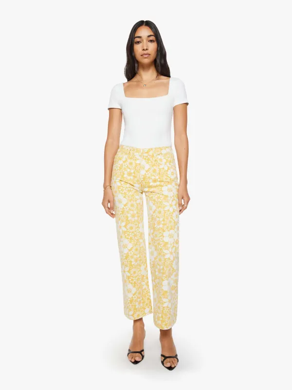 The Mid Rise Rambler Zip Ankle - Floral Notes made by MOTHER