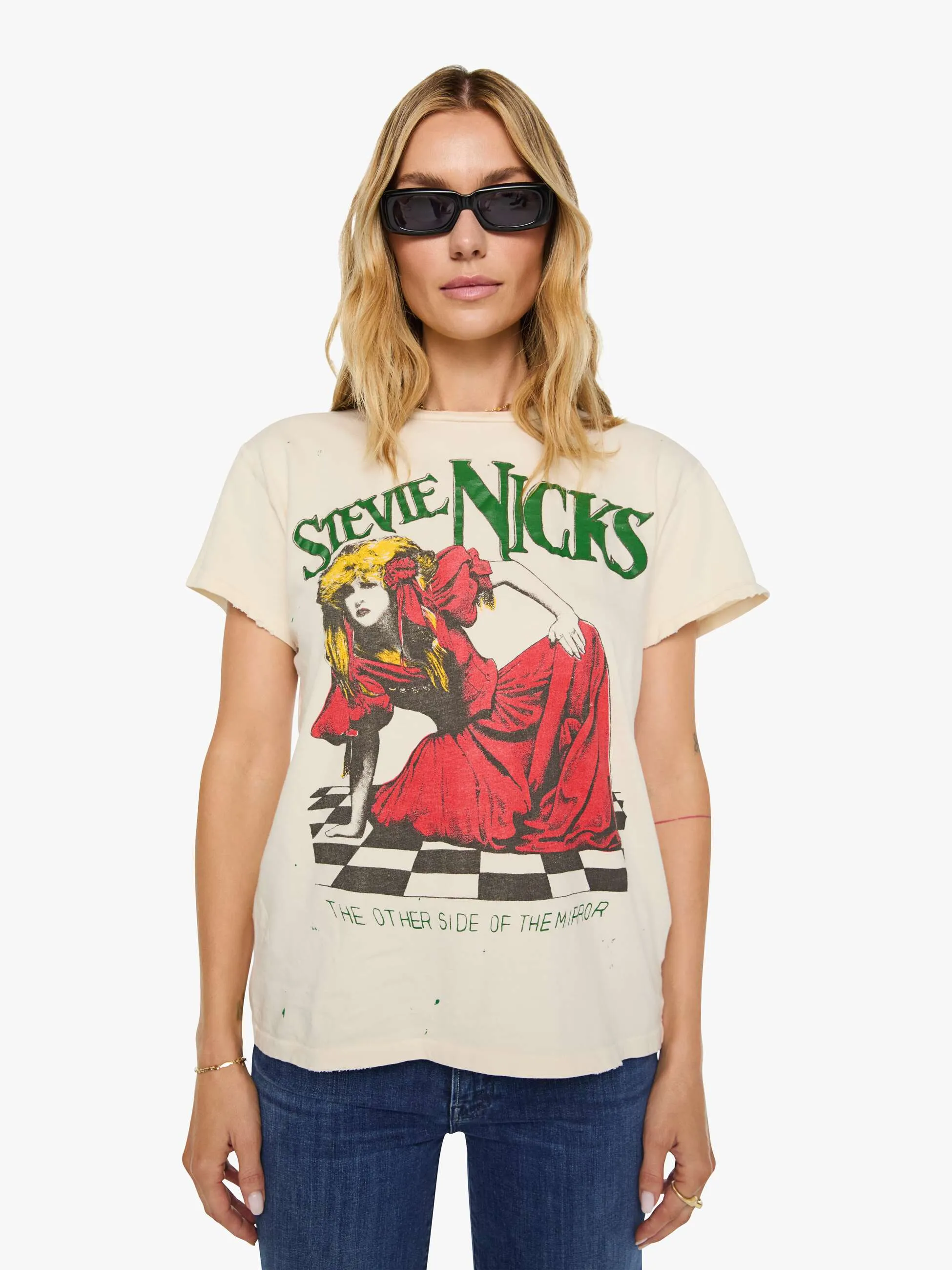 MadeWorn Stevie Nicks Tee - Tan sold by MOTHER