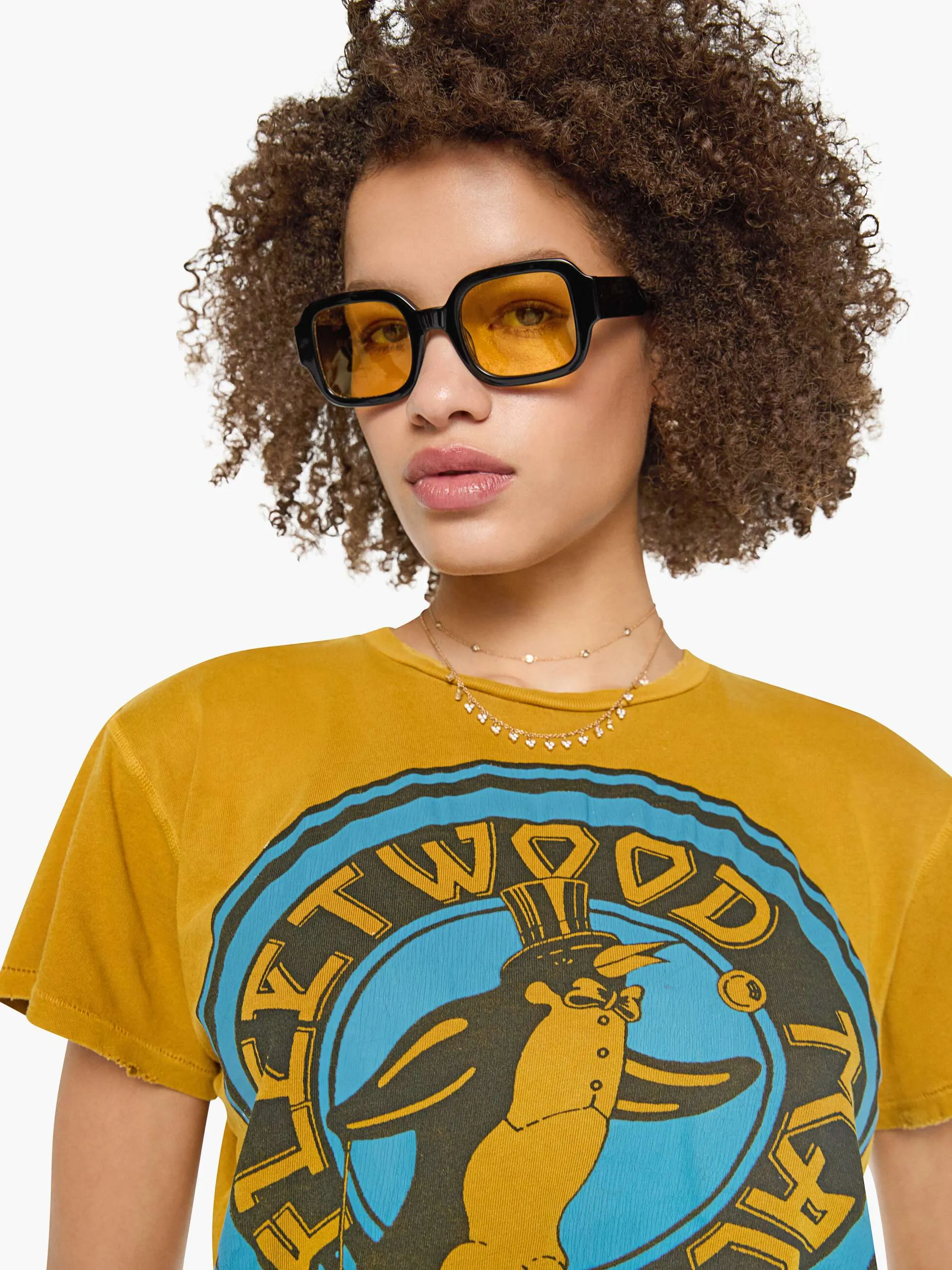 MadeWorn Fleetwood Mac Tee - Mustard sold by MOTHER product image thumbnail 5